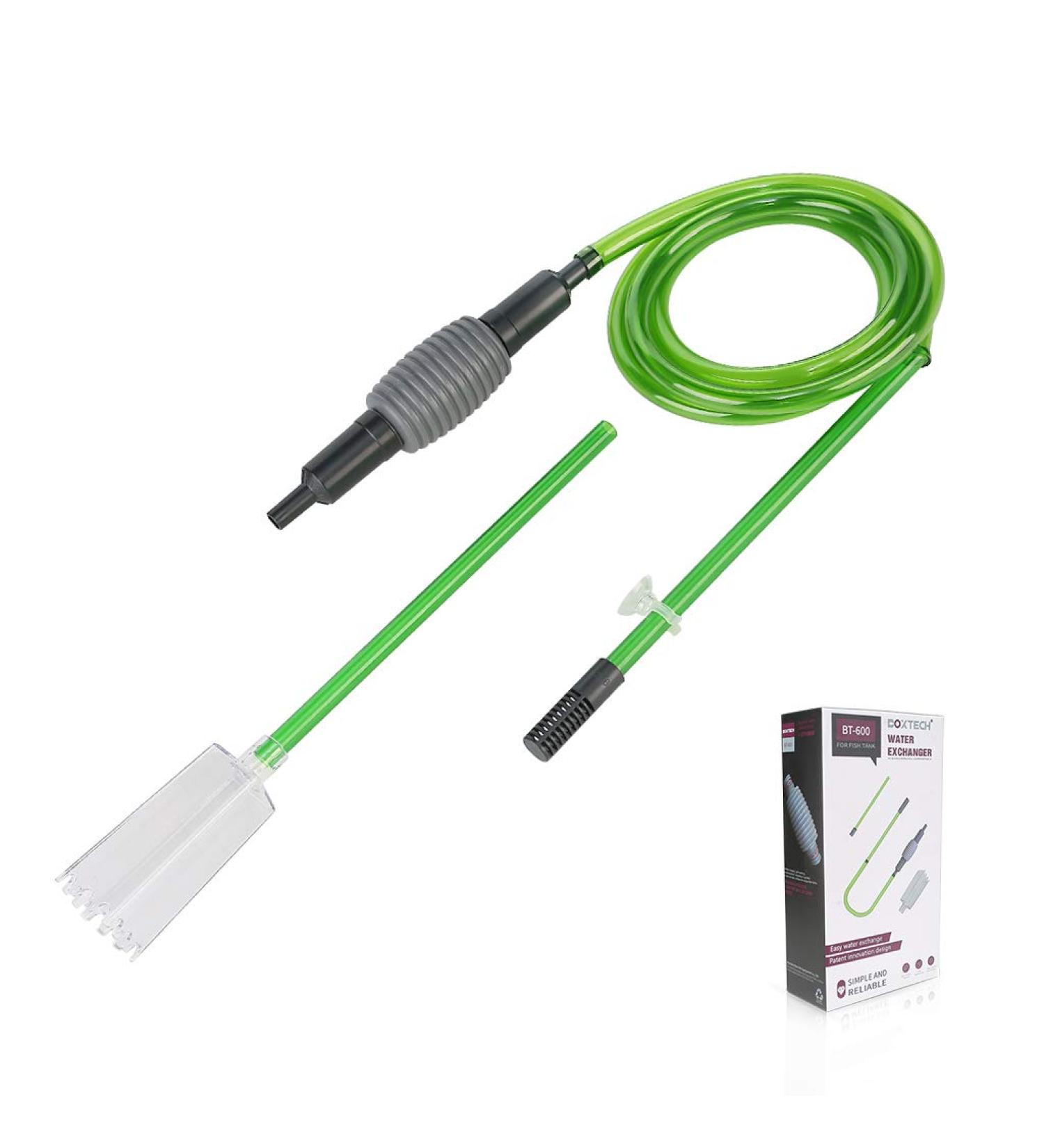 Boxtech Aquarium Vacuum Siphon Pump - Fish Tank Sand Cleaner & Water Changer - Buy Online on GoSupps.com