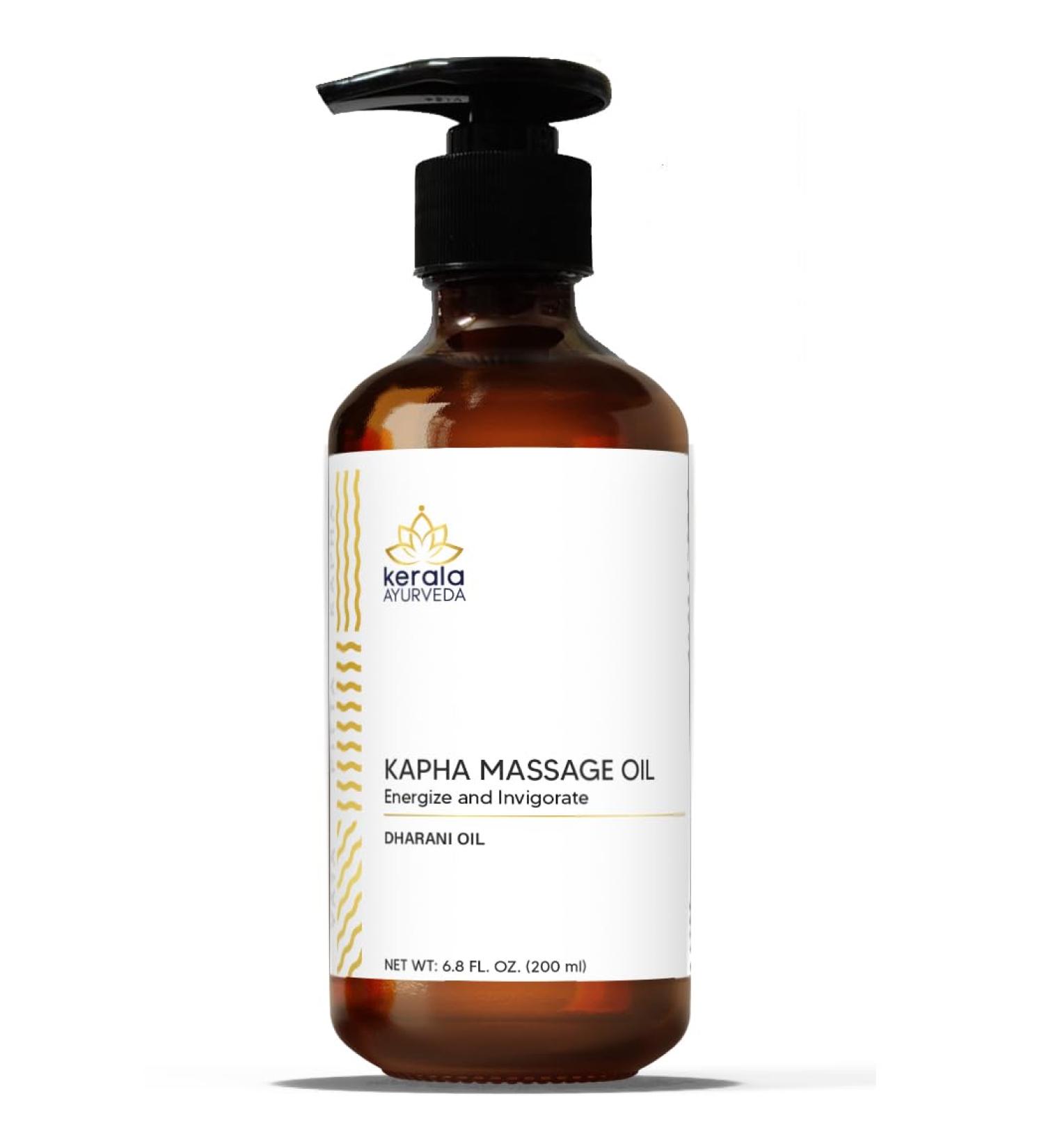 Kerala Ayurveda Kapha Massage Oil - Herbal Solution for Balanced Kapha Joint Fluid Health & Skin Wellness - 6.8 Fl Oz - Buy Online on GoSupps.com