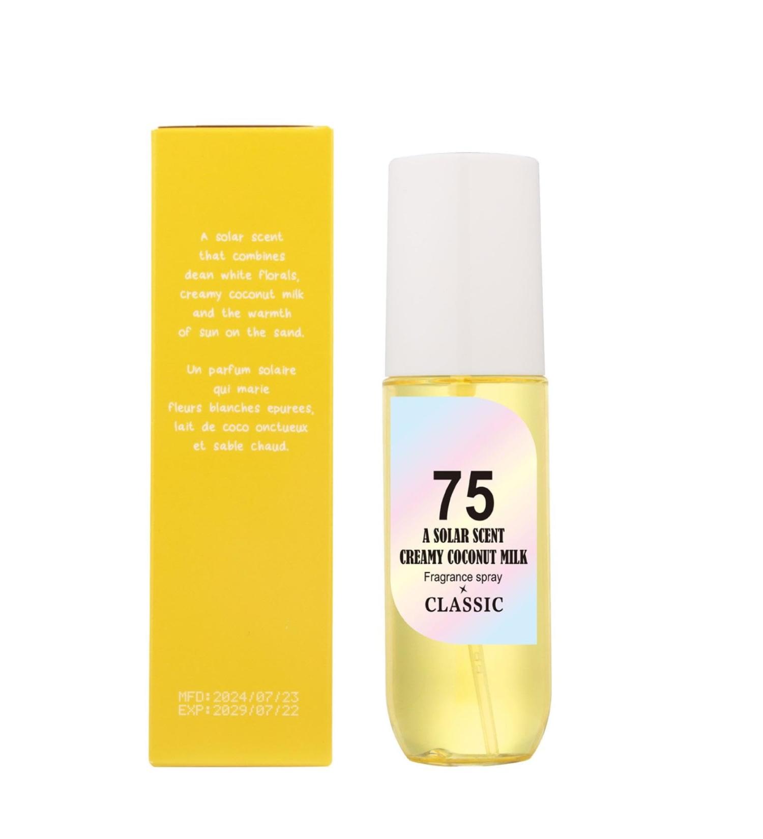 90ML Skin Body Mist - Hair & Body Mist for Women & Men Fragrance - Travel Size Body Spray for Women - Perfumes Valentine's Day Gifts for Women (Yellow) - Buy Online on GoSupps.com