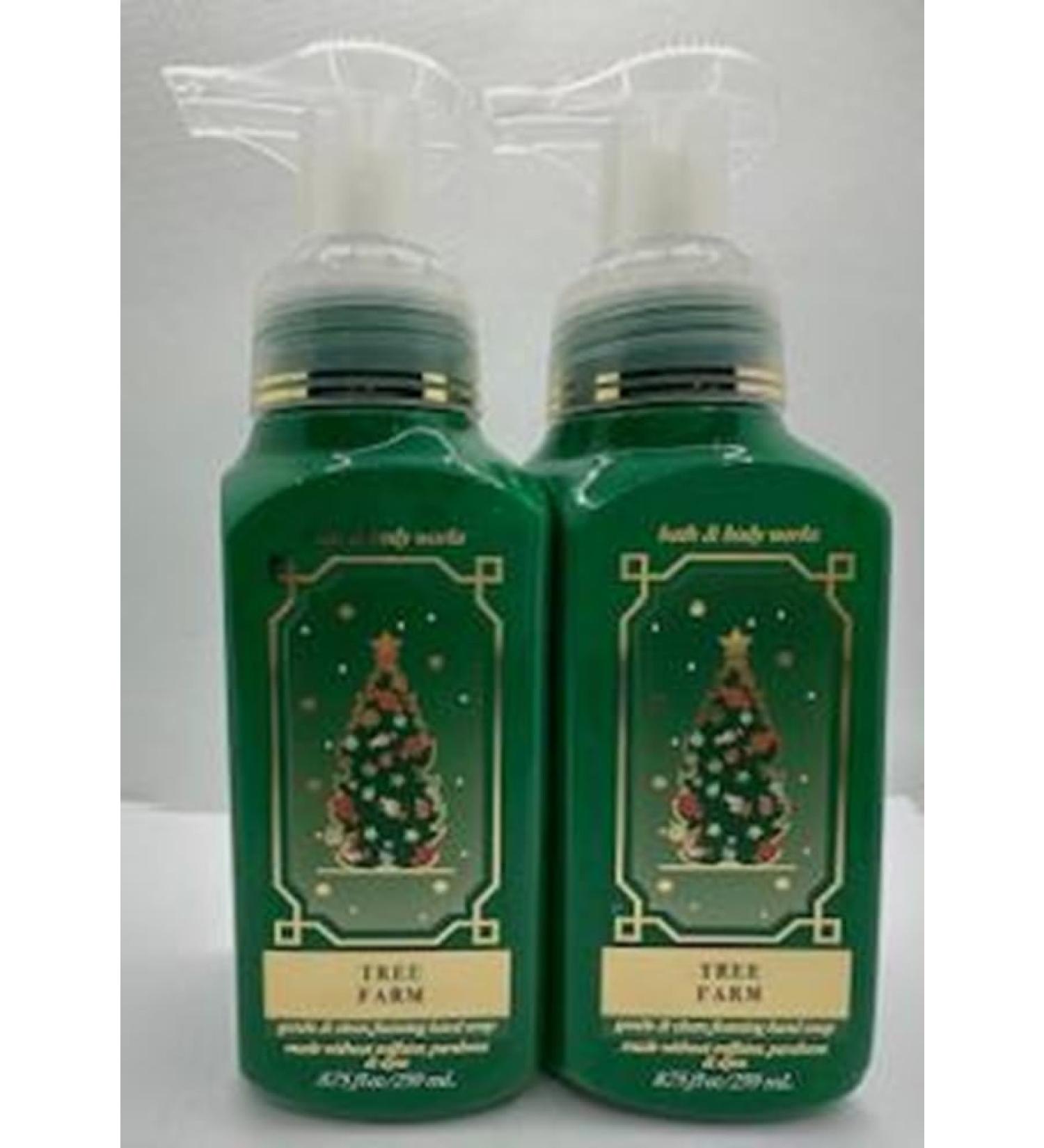 Set of 2 Tree Farm Gentle & Clean Foaming Hand Soap 8.75 Ounce Green