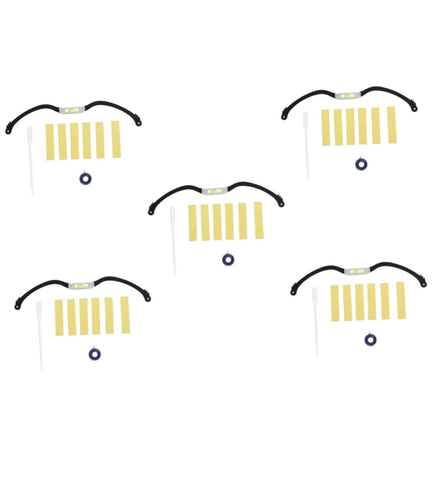 FRCOLOR 5 pcs Measuring Marker Shaping Metal Shaper Ruler Auxiliary Horizontal Level Tool Line Measure 1 count (Pack of 1) Blackx5pcs - Buy Online on GoSupps.com