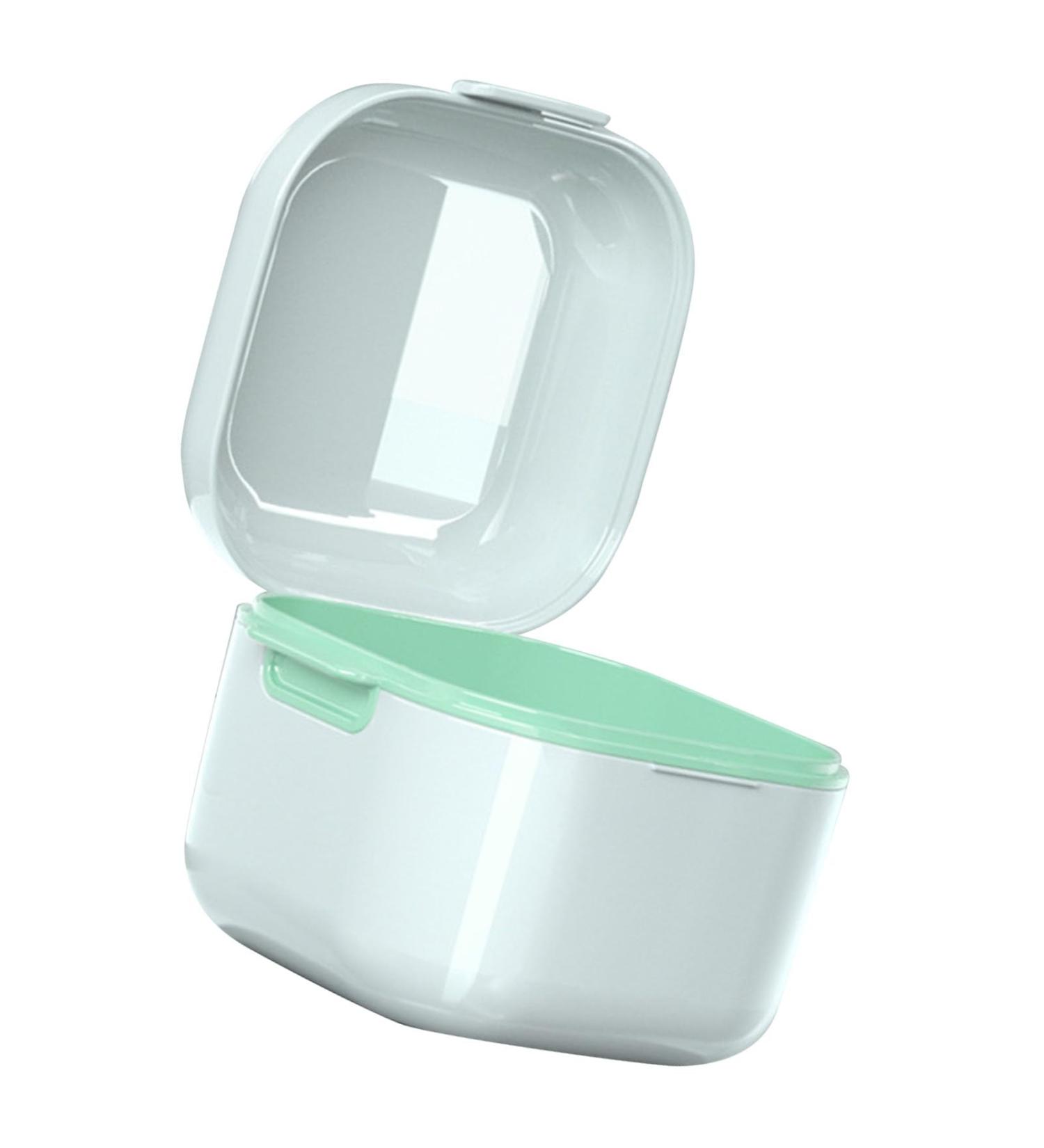 Research Tray Holder for False Teeth - Large Capacity Food Safe Stain Removal Durable Plastic | Office Use (White) - Buy Online on GoSupps.com