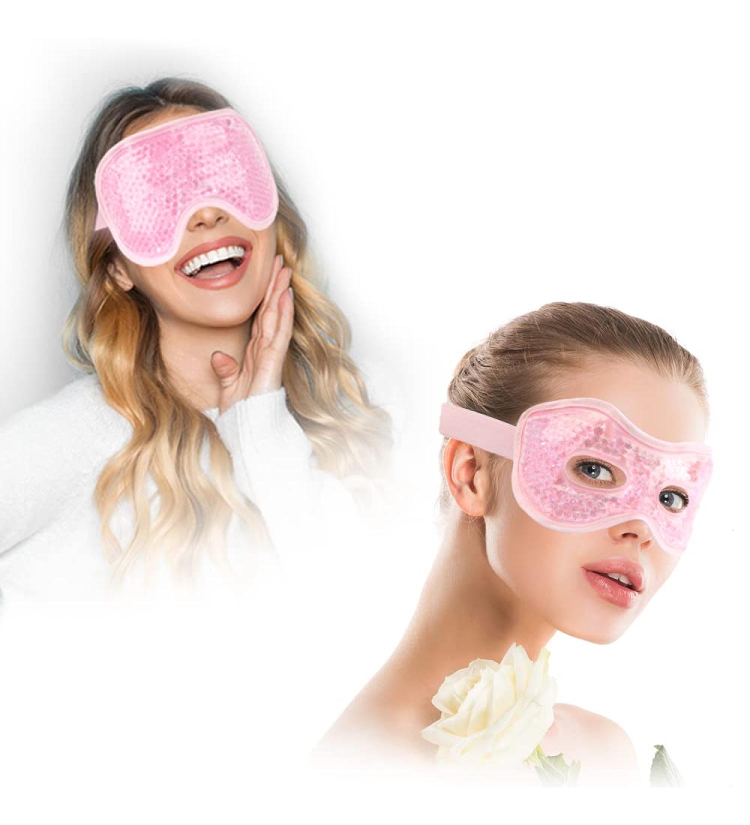 NEWGO Cooling Eye Mask Bundle - Includes Gel Eye Mask with Eye Holes - Buy Online on GoSupps.com