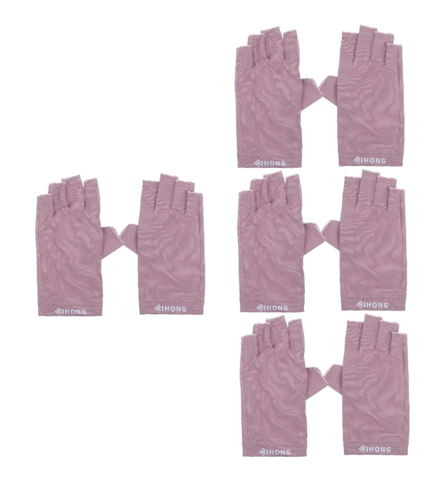 Beaupretty 4 Pairs Uv Gloves Summer Gloves Uv Protection Gloves for Gel Manicure Uv Protective Gloves Professional Protection Fingerless Gloves Nail Women's Lamp Fabric - Buy Online on GoSupps.com