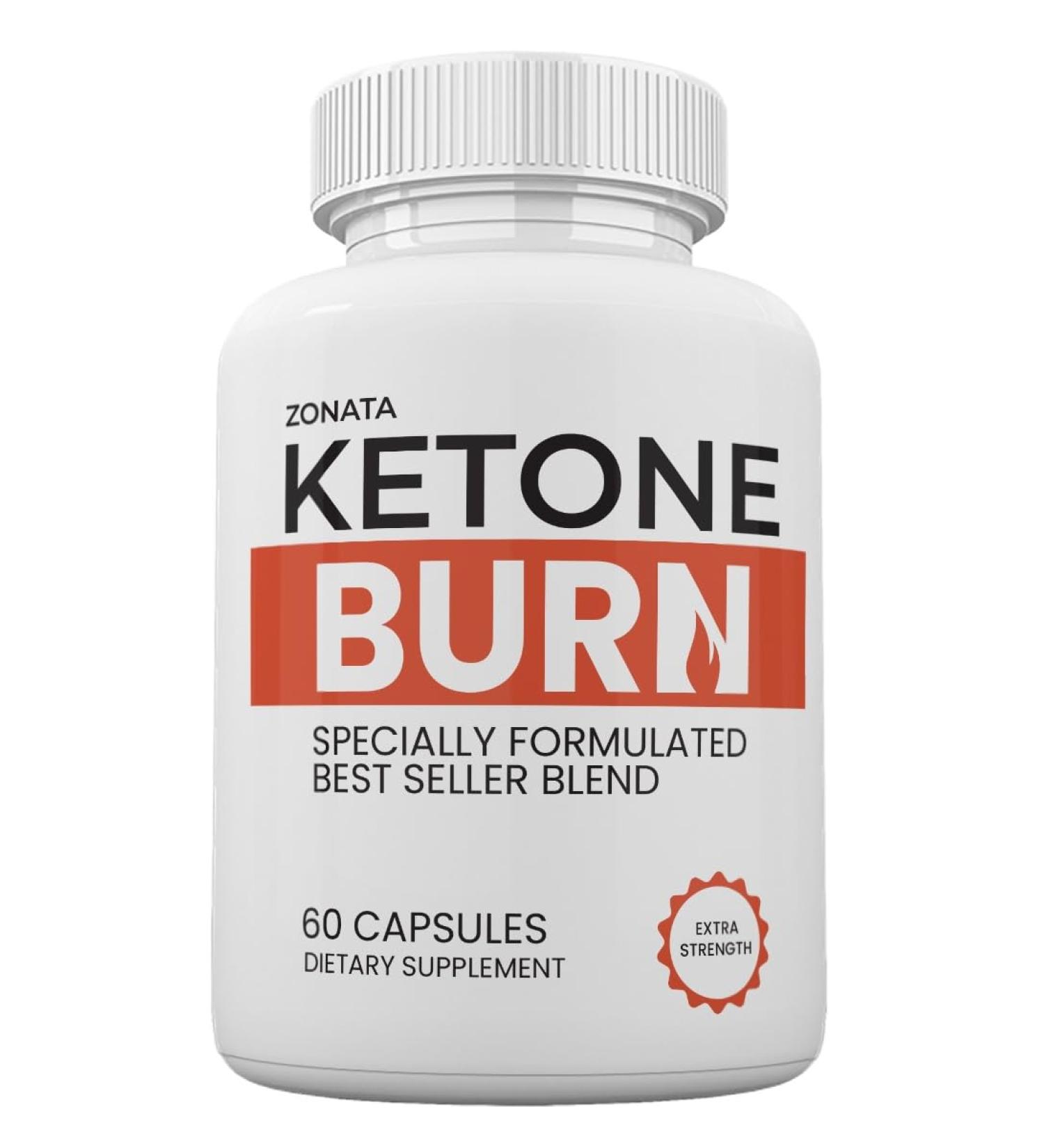 (Single Pack) Ketone Burn Weight Advanced Formula - KetoneBurn Dietary Supplement Formula (60 Capsules)