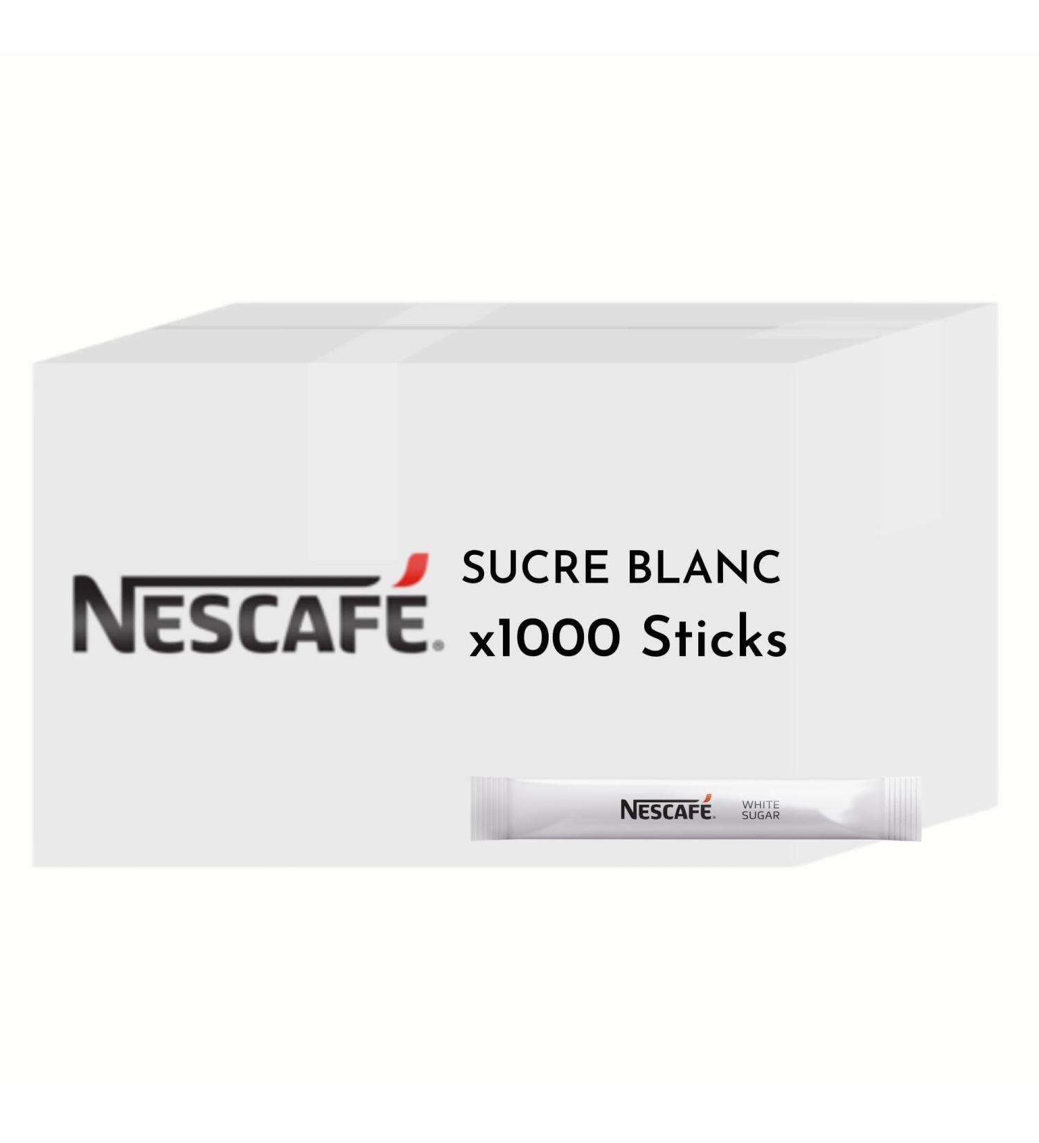 NESCAF Sticks Sucre Blanc - Dose Individuelle 4g - Pause Caf - Pour Sucrer Caf Th Chocolat Chaud - Carton de 1000 Dosettes de 4g - 4 kg 1000 sticks de sucre - Buy Online on GoSupps.com