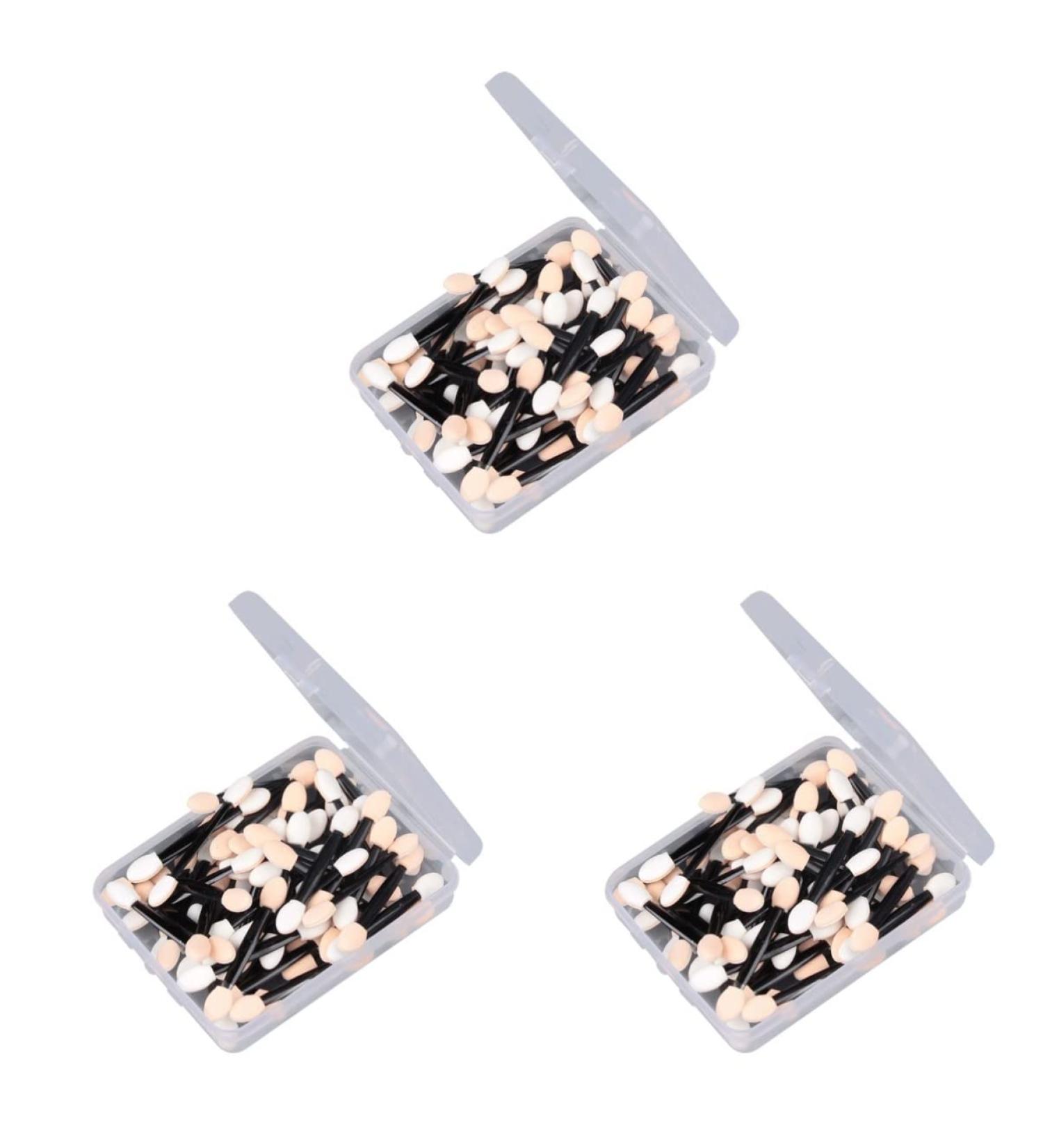 KALLORY 150 Pcs Makeup Applicator Professional Double- End Eyeshadow Makeup Application Mini - Buy Online on GoSupps.com