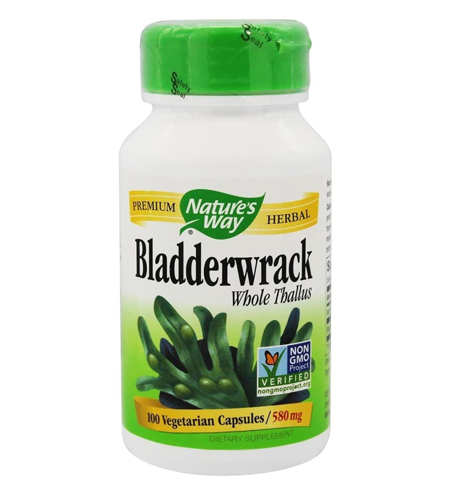 Nature's Way Bladderwrack 580 mg - 100 Vegan Capsules for Optimal Health - Buy Online on GoSupps.com