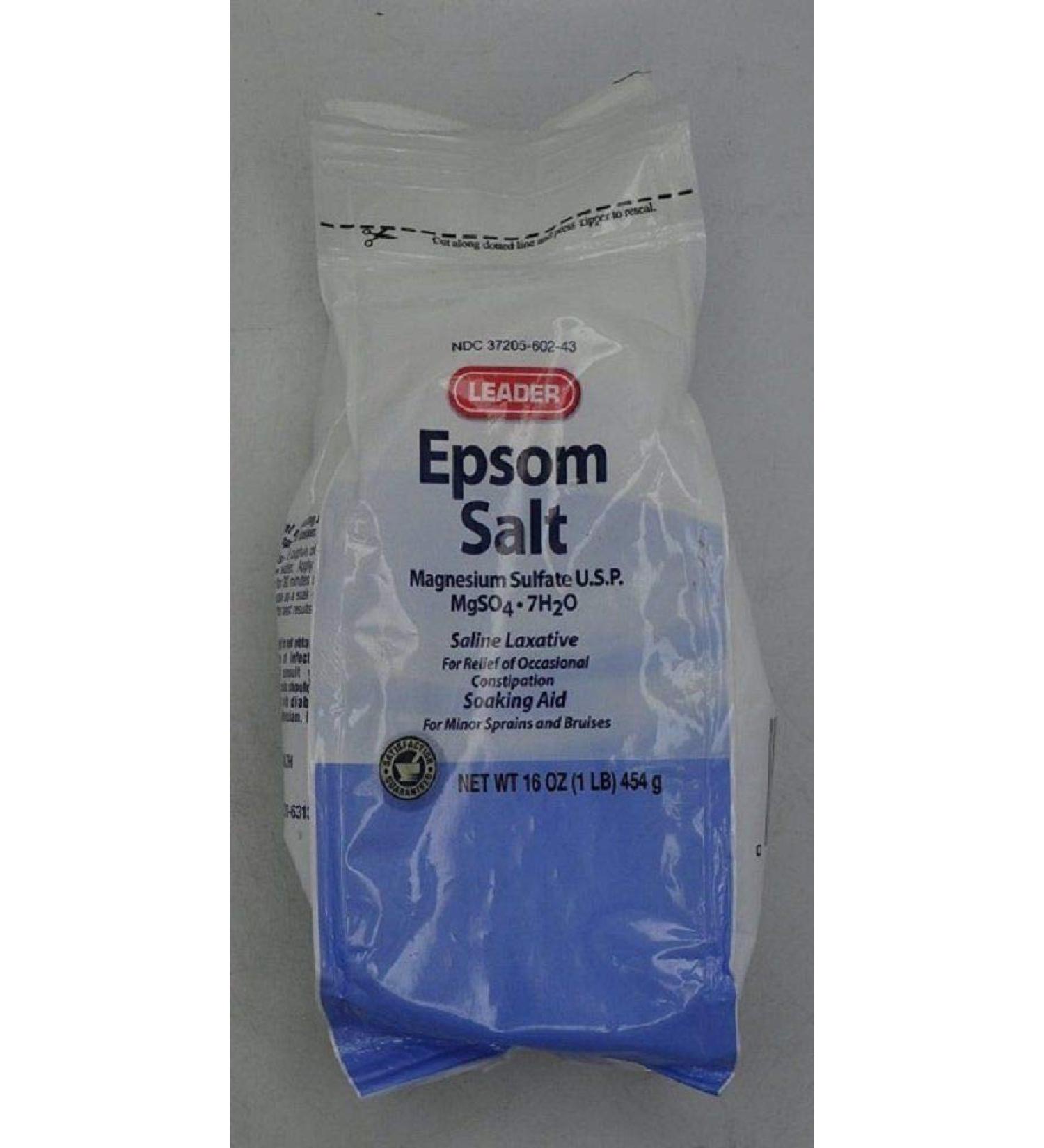 Cardinal Health - Pharma Ph2810653 Leader Epsom Salt Granules  16 Oz. Cardinal Health - Pharma - Carton 1