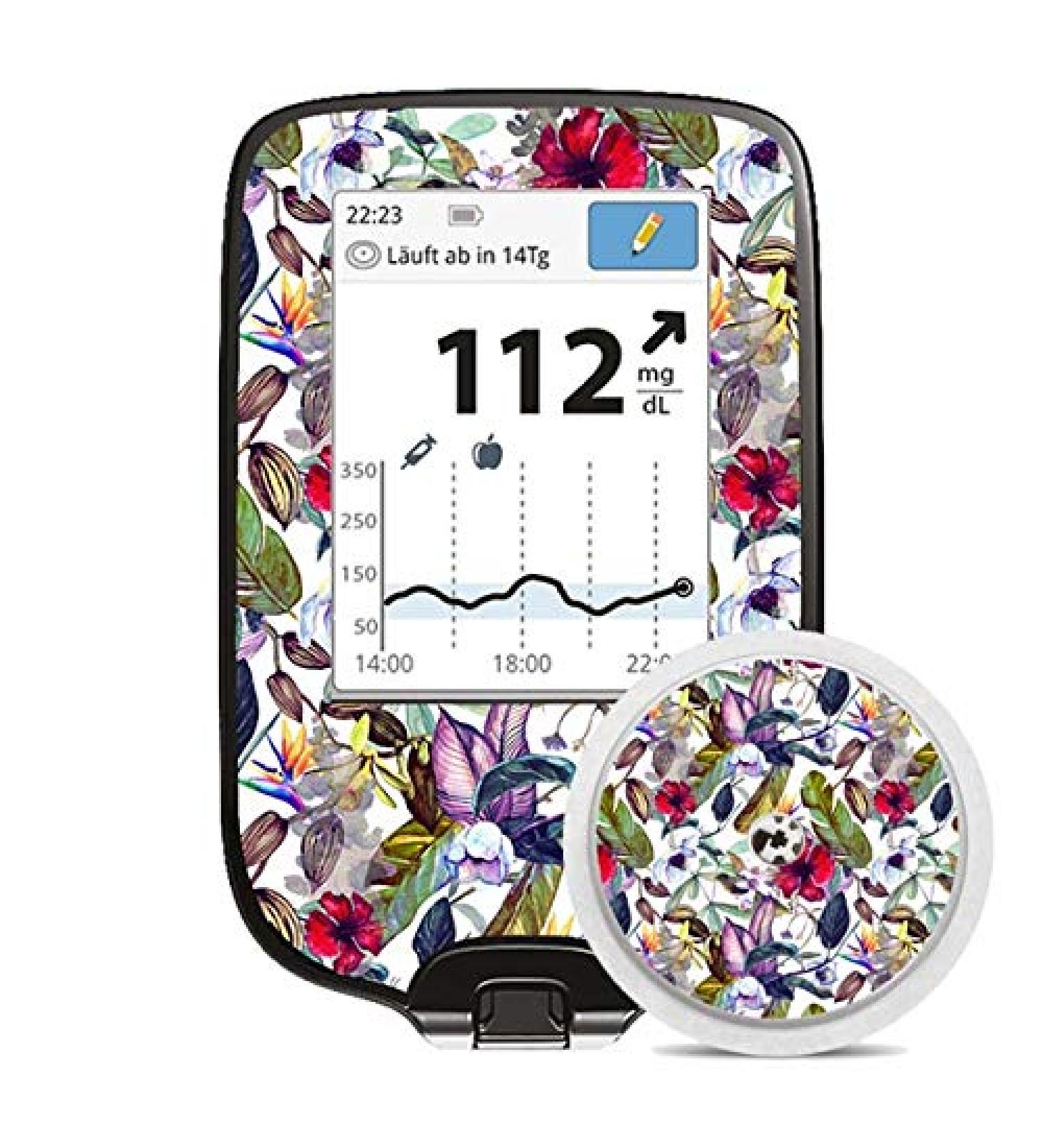 Buy Slidesticker Freestyle Libre Meter Stickers - Wild Flowers | International Shipping Available - Buy Online on GoSupps.com