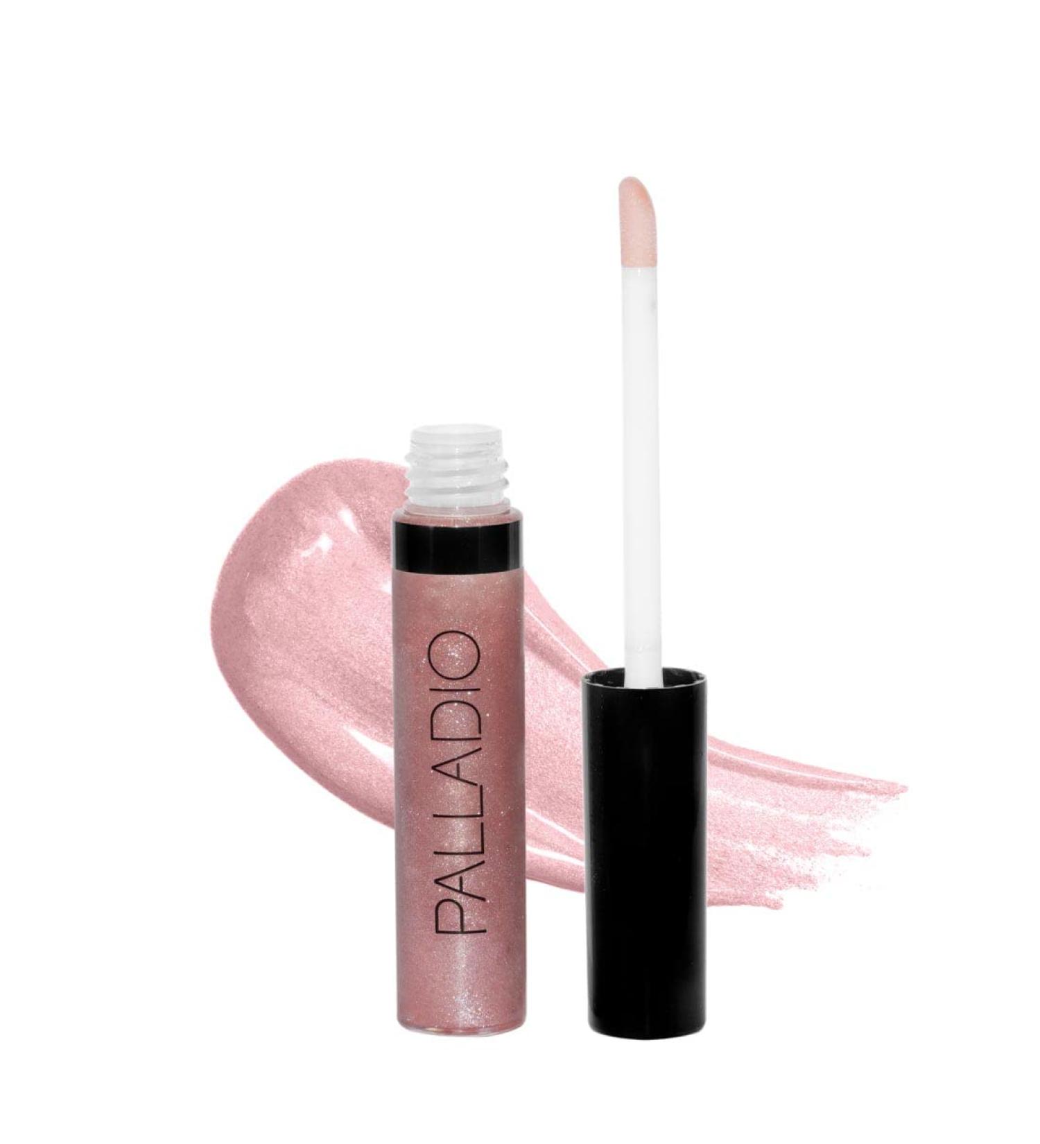 Palladio Pink Candy Lip Gloss | Non-Sticky, Vitamin E & Aloe Infused | Intense Color & Moisture | Minimizes Wrinkles | Shiny Finish - Buy Online on GoSupps.com