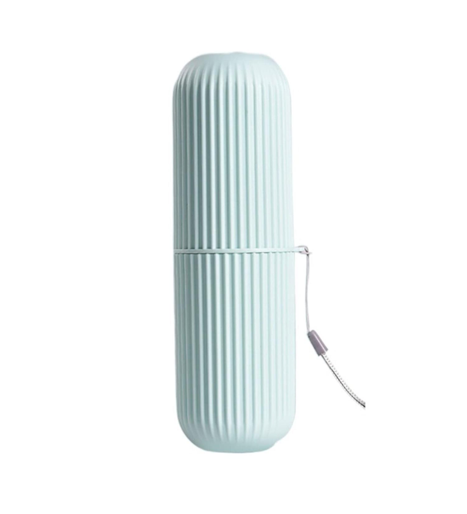 Portable Travel Toothbrush Cup & Toothpaste Holder - Digjobk Green Organizer for Bathroom & Outdoor Use - Buy Online on GoSupps.com