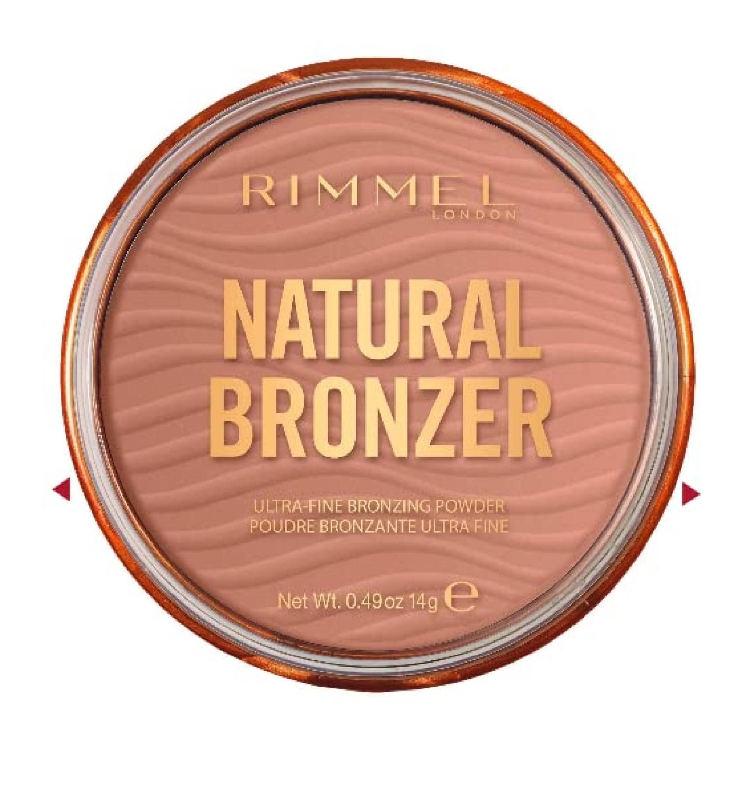 Rimmel Natural Bronzer, Sun Light, 0.49 Fluid Ounce