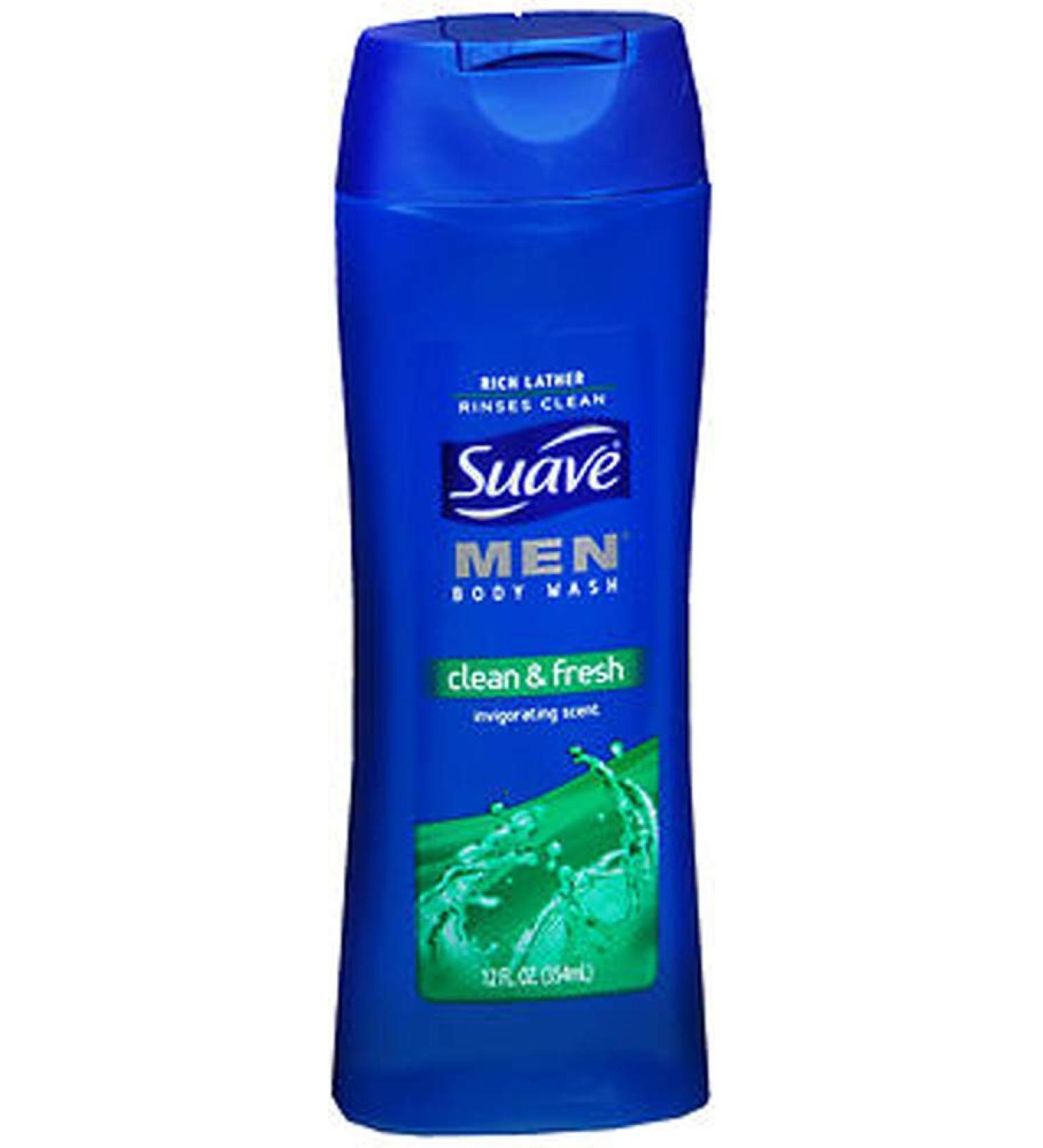 Suave Quench Men Body Wash 15 Ounce