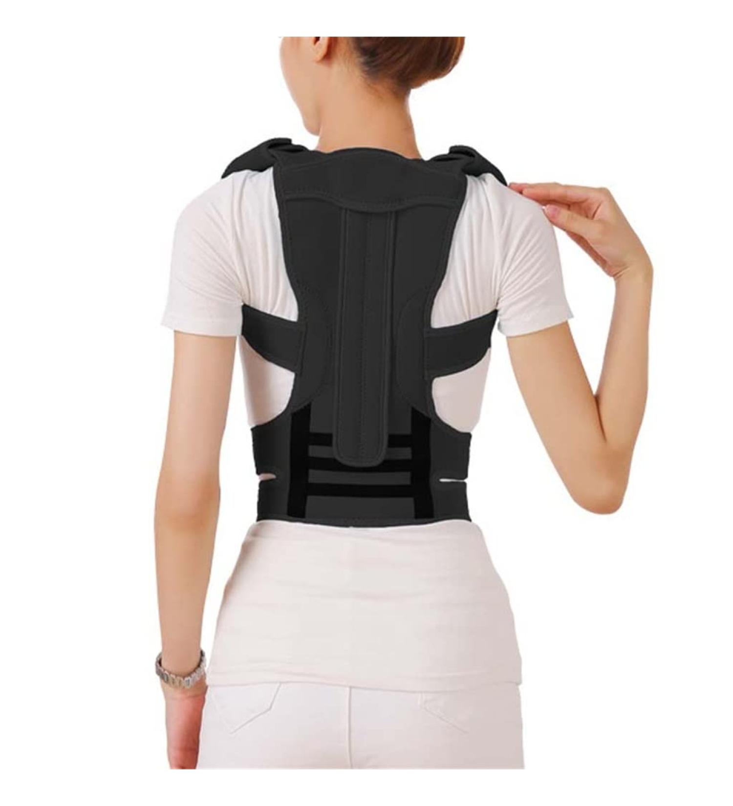Adjustable Posture Corrector Back Support Brace for Men & Women - Improve Shoulder Alignment | DFHBFG - Buy Online on GoSupps.com