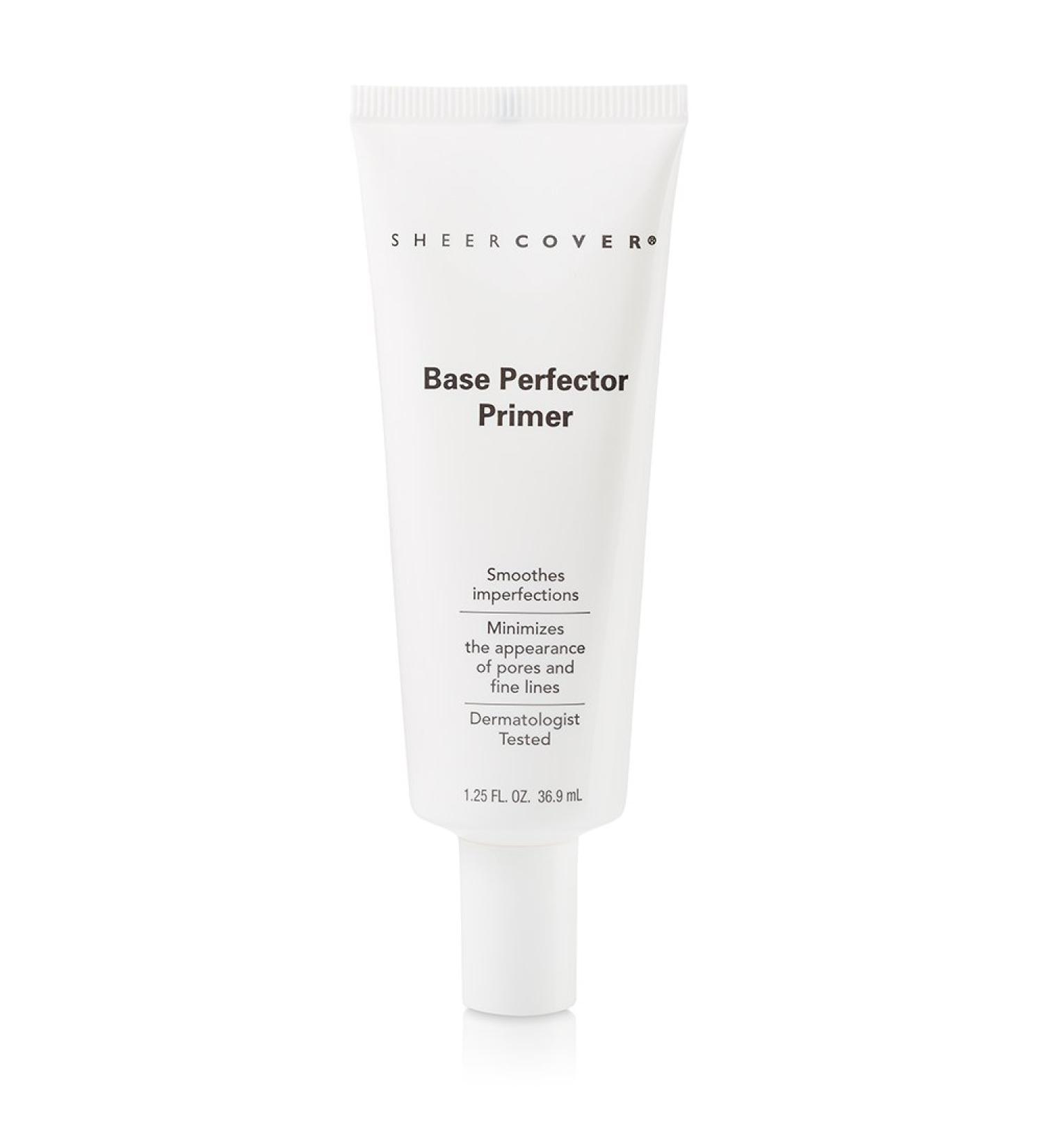 Sheer Cover Base Perfector Primer 1.25 oz - Smooths Fine Lines & Wrinkles for Flawless Makeup Application - Buy Online on GoSupps.com
