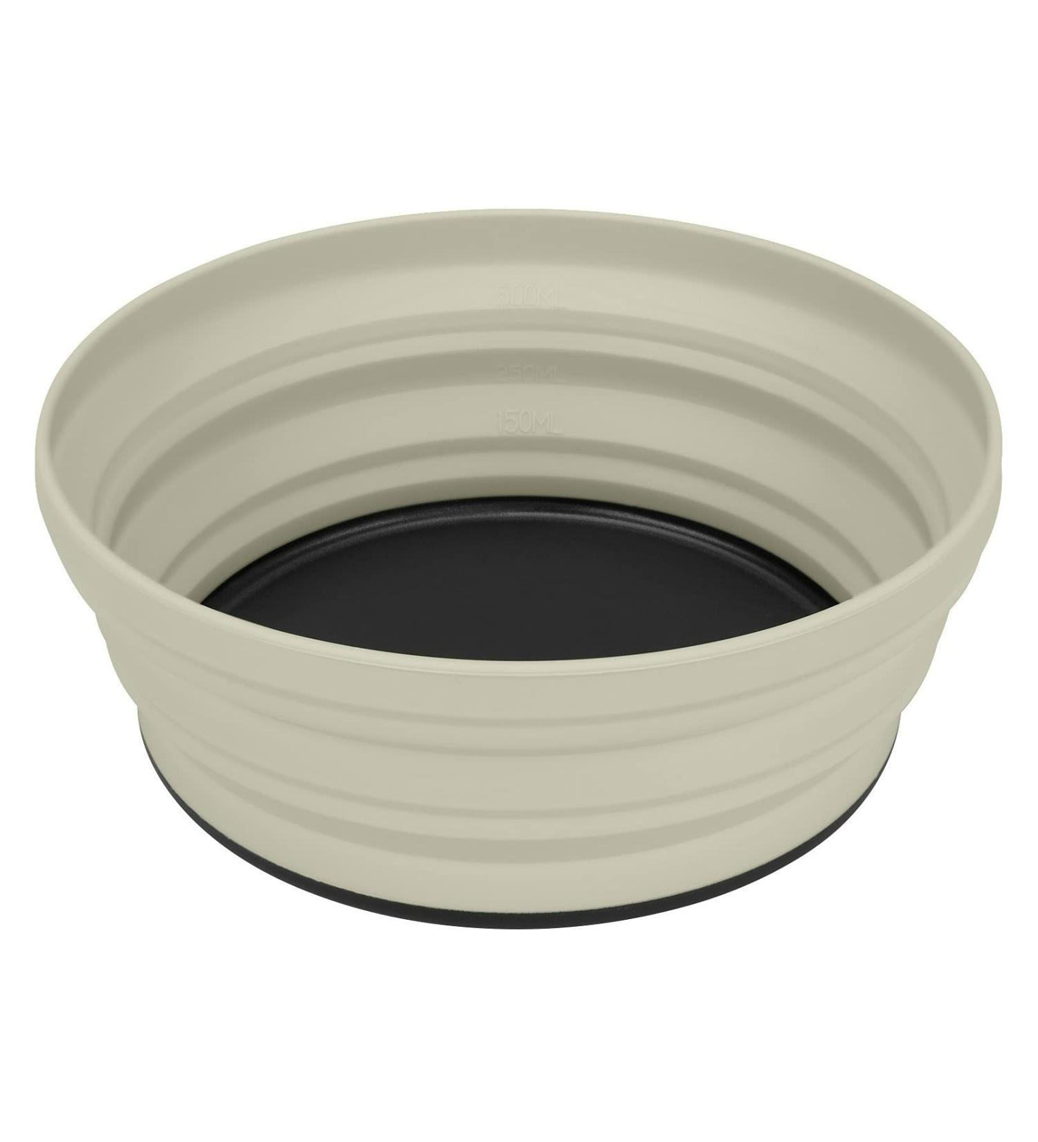 Sea to Summit X-Bowl - Collapsible Silicone Camping Dish in Sand - Buy Online on GoSupps.com