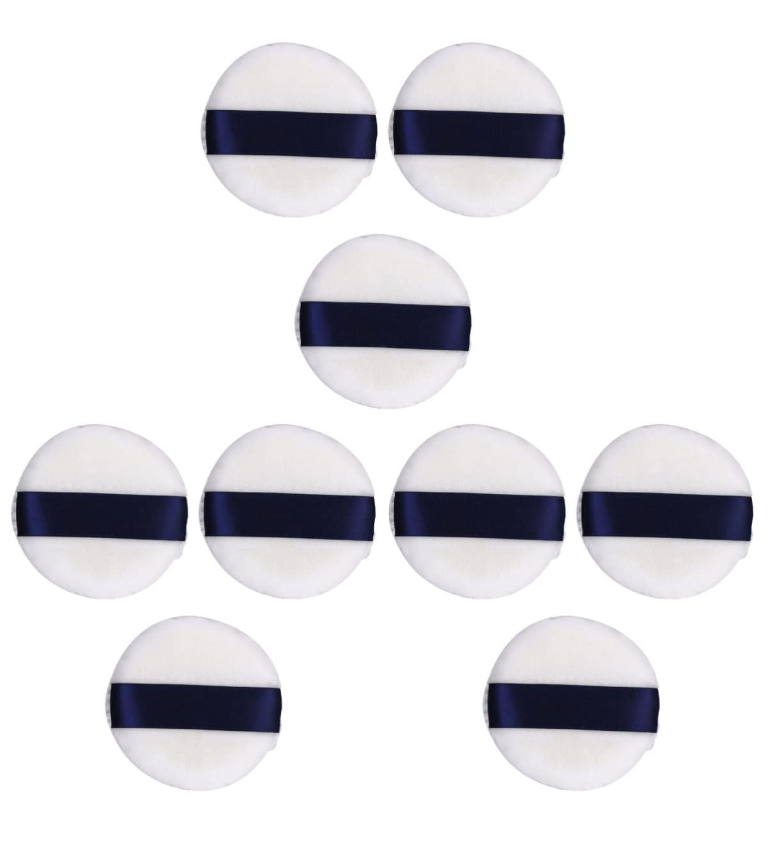 FRCOLOR 9 Pcs Velvet Makeup Setting Powder Puff - Fluffy Cosmetic Tool for Flawless Foundation Application | Esponjas Para Maquillaje - Buy Online on GoSupps.com