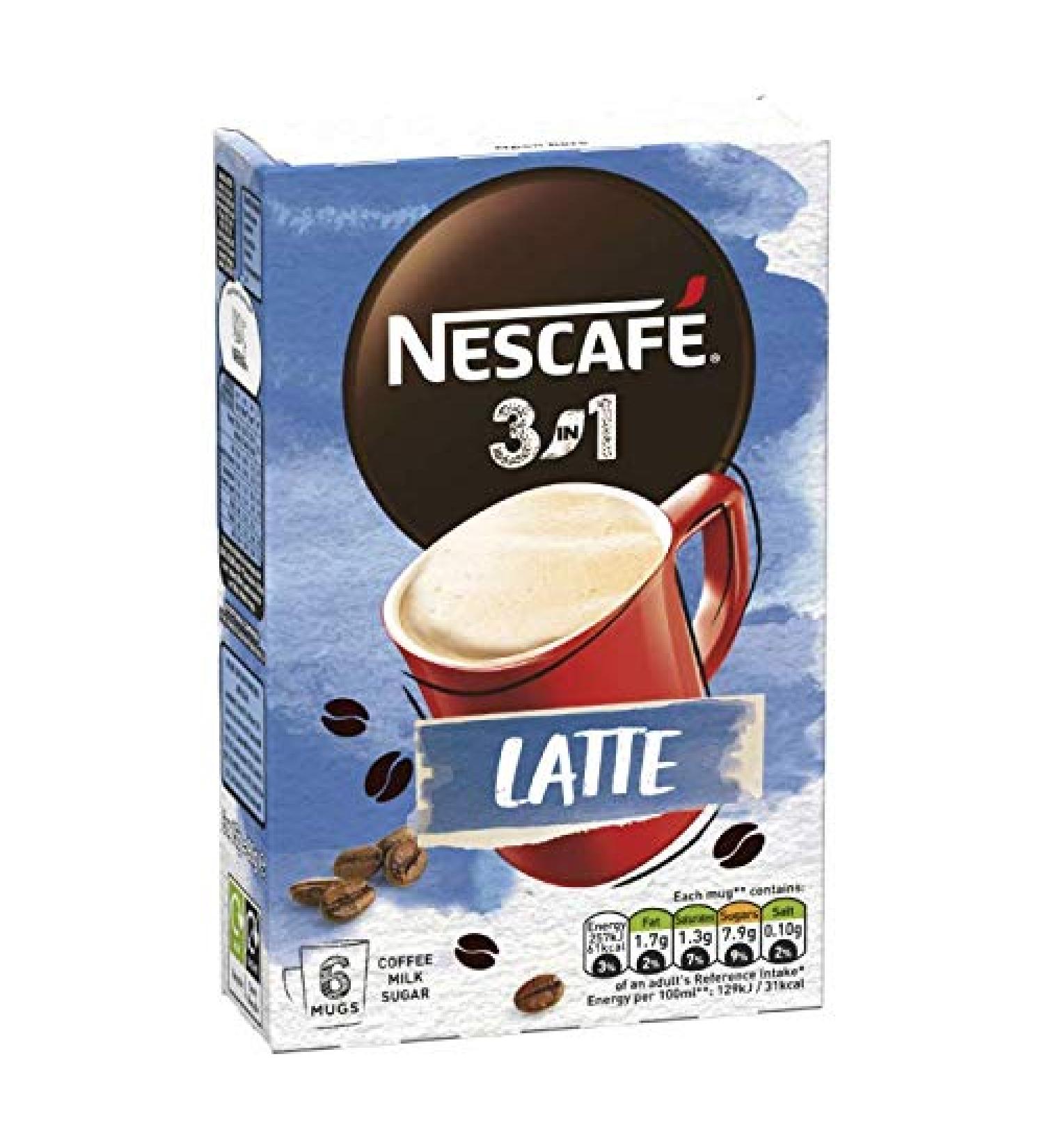  Nestl Nescafe 3 in 1 Latte (6 x 15) - Buy Online on GoSupps.com