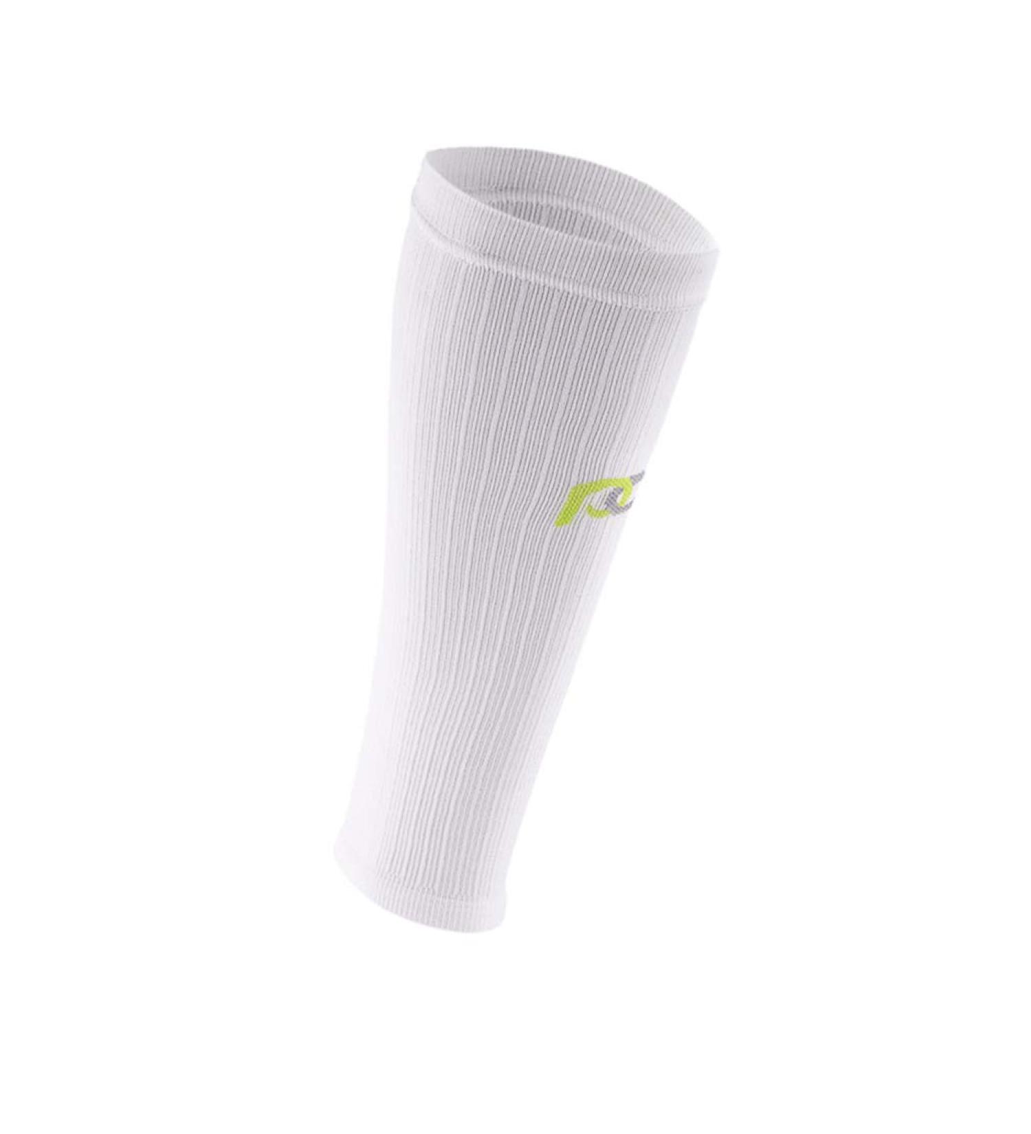 PRO Compression Calf Sleeve - Pain Relief for Running Cycling & Sports | White Large/X-Large - Buy Online on GoSupps.com