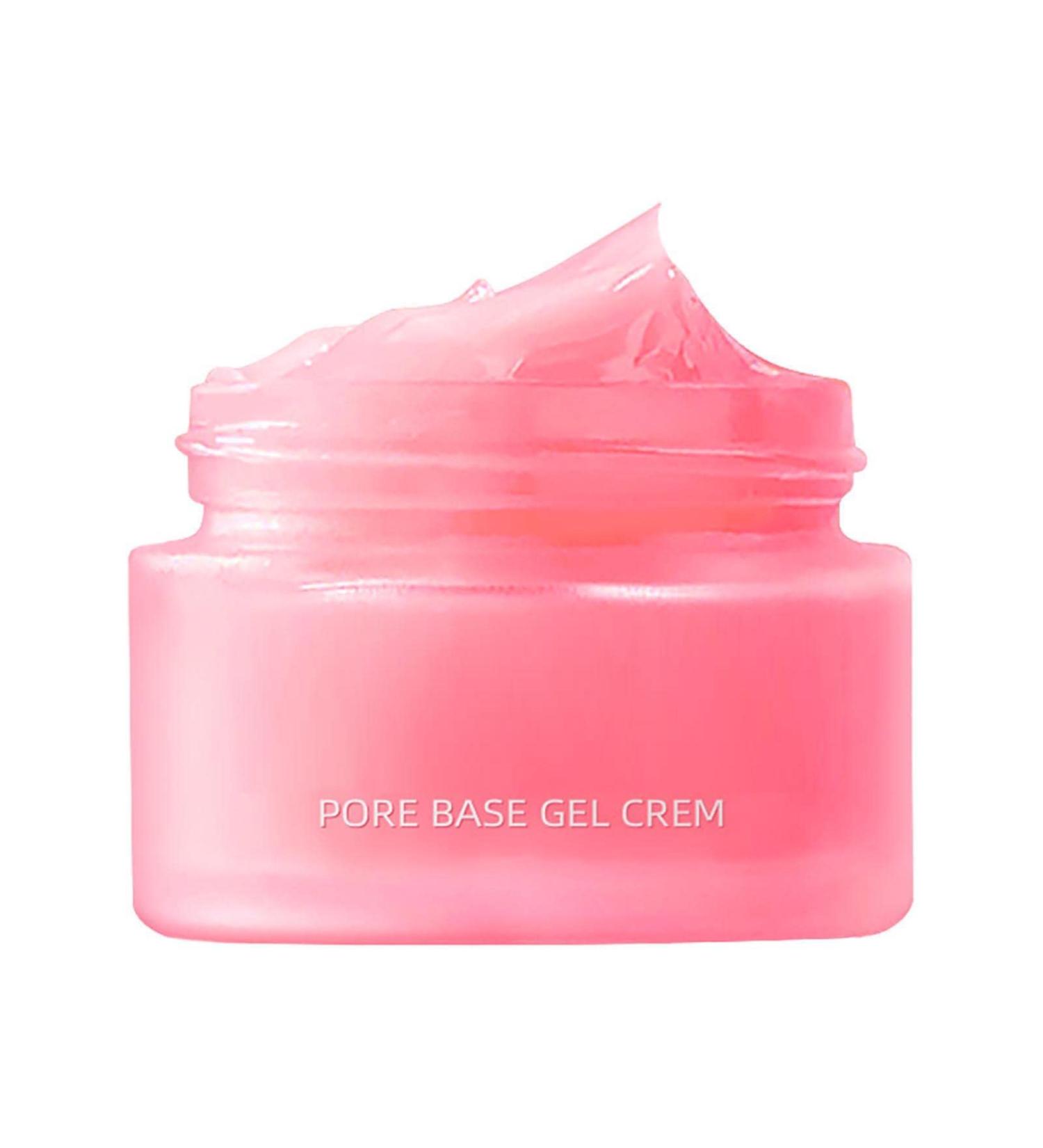 Pore Base Gel Cream - Pre-Makeup Face Primer Moisturizer Light and Natural Invisible Pores for Flawless Makeup Face Foundation Sillervan - Buy Online on GoSupps.com
