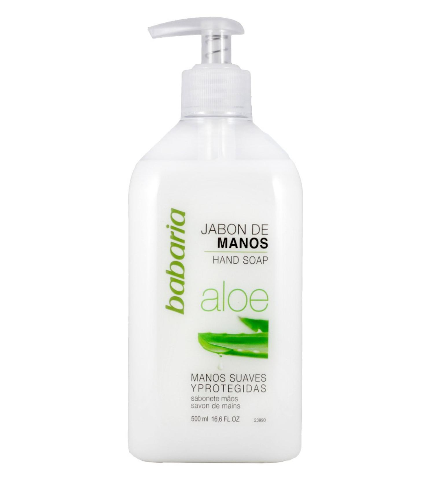  Babaria Babaria Hand Soap with Aloe 0.5 L - Buy Online on GoSupps.com