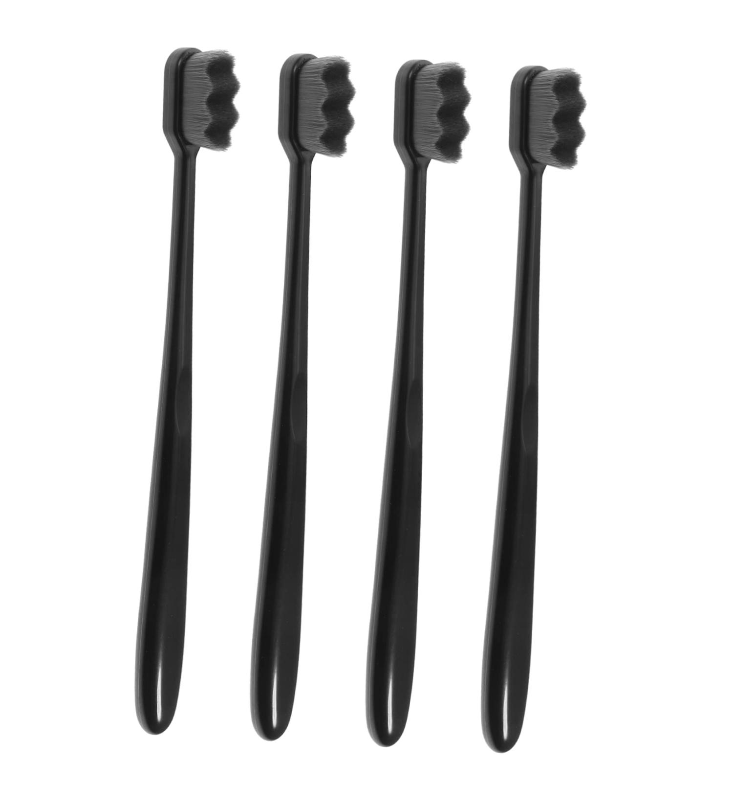 Buy Healvian Soft Toothbrush for Kids - Foldable Black Toothbrush with Extra Soft Bristles (1 Pack) - Ideal Children's Oral Care - Buy Online on GoSupps.com