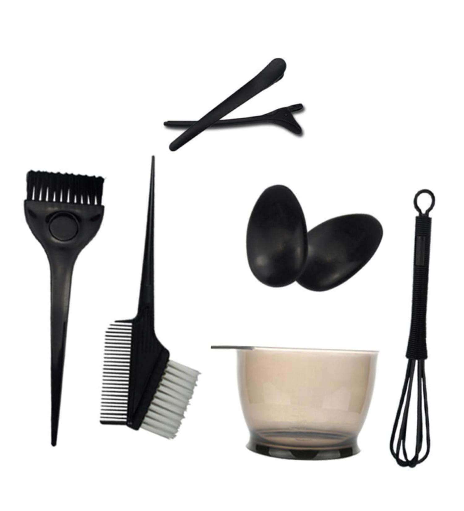 NOLITOY 8 pi ces Kit de Teinture Cheveux Noir Brosses et Bol M langeur Outils de Coloration Professionnels pour Salon et Usage Domestique Facile et Propre pour Coiffure et Application - Buy Online on GoSupps.com