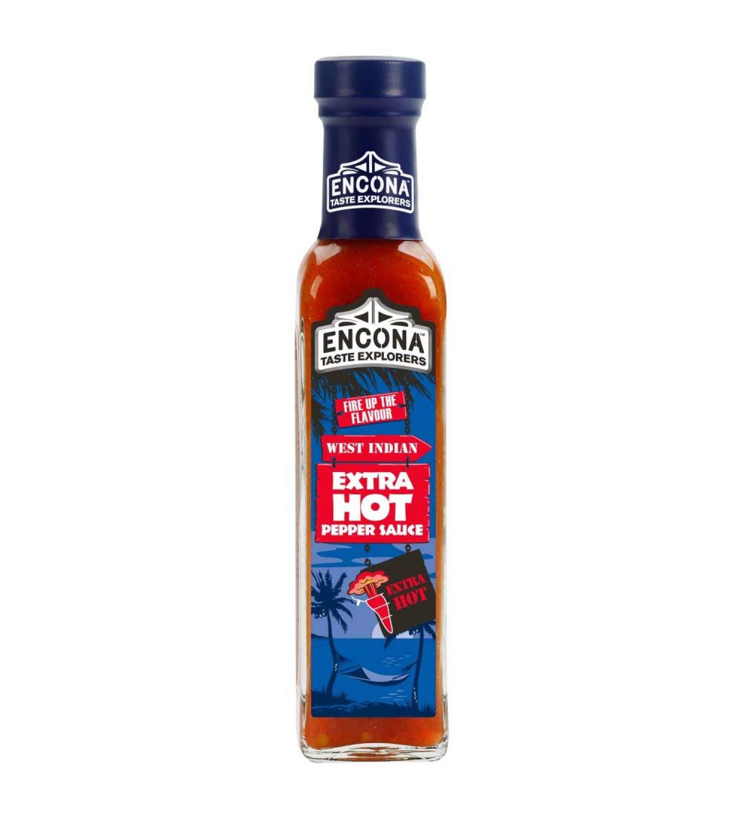 Encona West Indian Extra Hot Sauce 142ml x 3