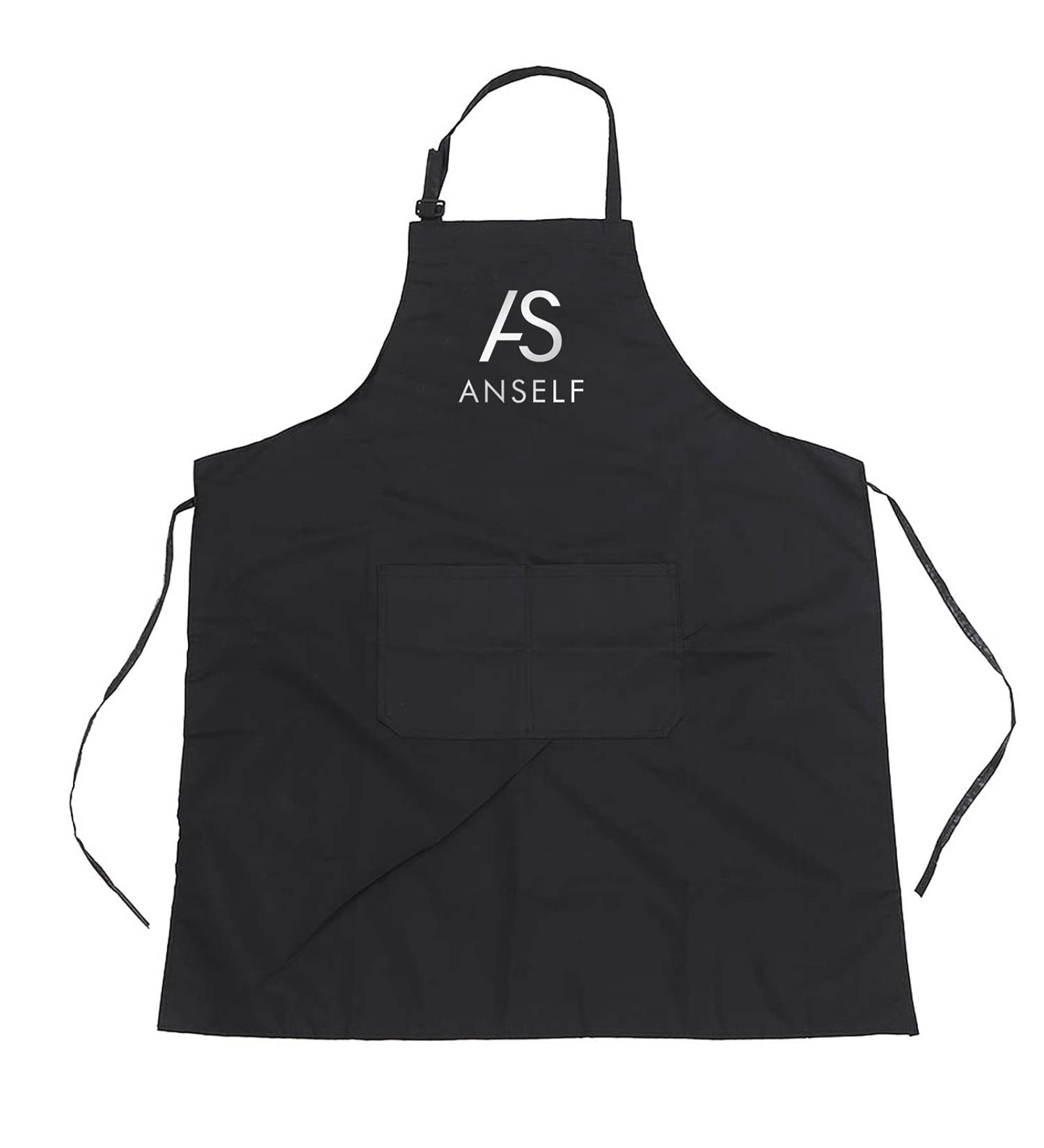 Buy Black Hairdresser Apron | Adjustable Salon Cutting Cape with Pockets - Perfect for Barbers - Buy Online on GoSupps.com