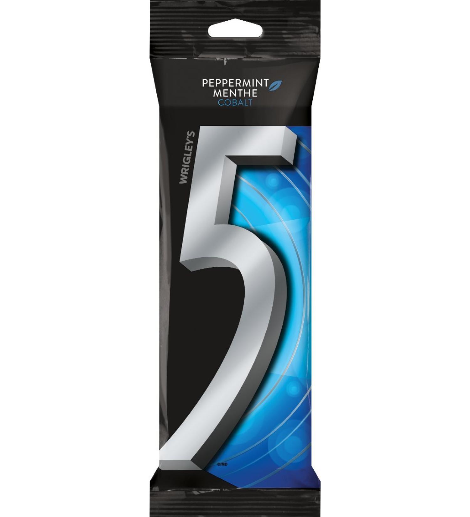5 GUM Peppermint-Cobalt Flavoured Sugar Free Chewing Gum 15 Sticks 3 Packs - Buy Online on GoSupps.com