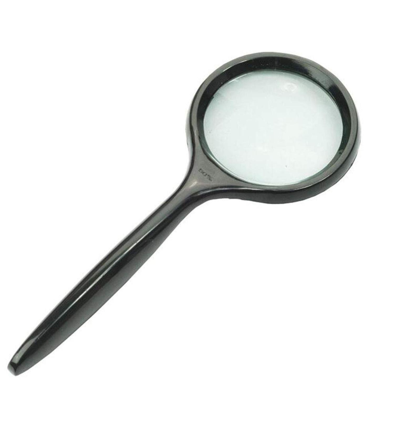 Magnifiers 3X Hand-held Magnifying Glass High-Transparent Glass Lens Compatible with Reading Book Maps Checking Handicrafts ABS Material Mirror Surface Diameter 50mm Reading Aids - Buy Online on GoSupps.com