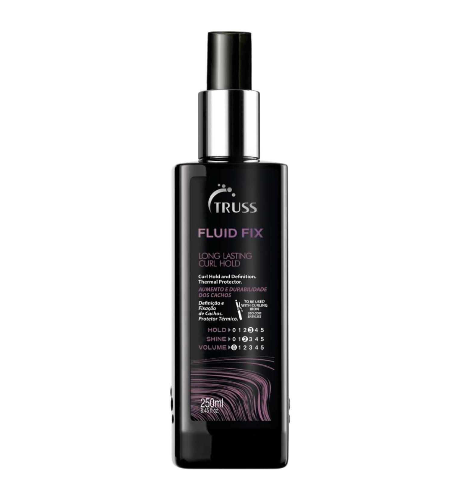 TRUSS Fluid Fix Curl Defining Spray - Long-lasting Hold & Heat Protectant for Defined Volume & Curls - Buy Online on GoSupps.com