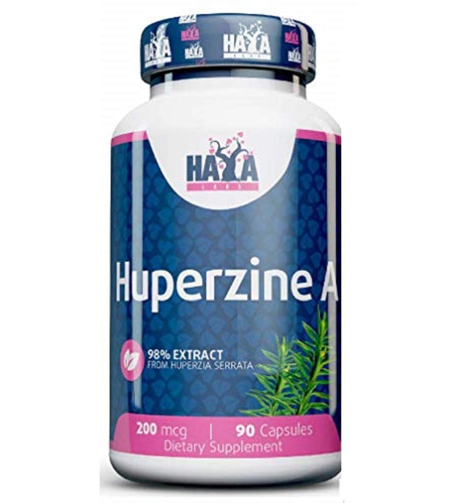 Huperzine A 98% Extract | 90 Capsules x 200mcg | Cognitive Support Supplement - Buy Online on GoSupps.com
