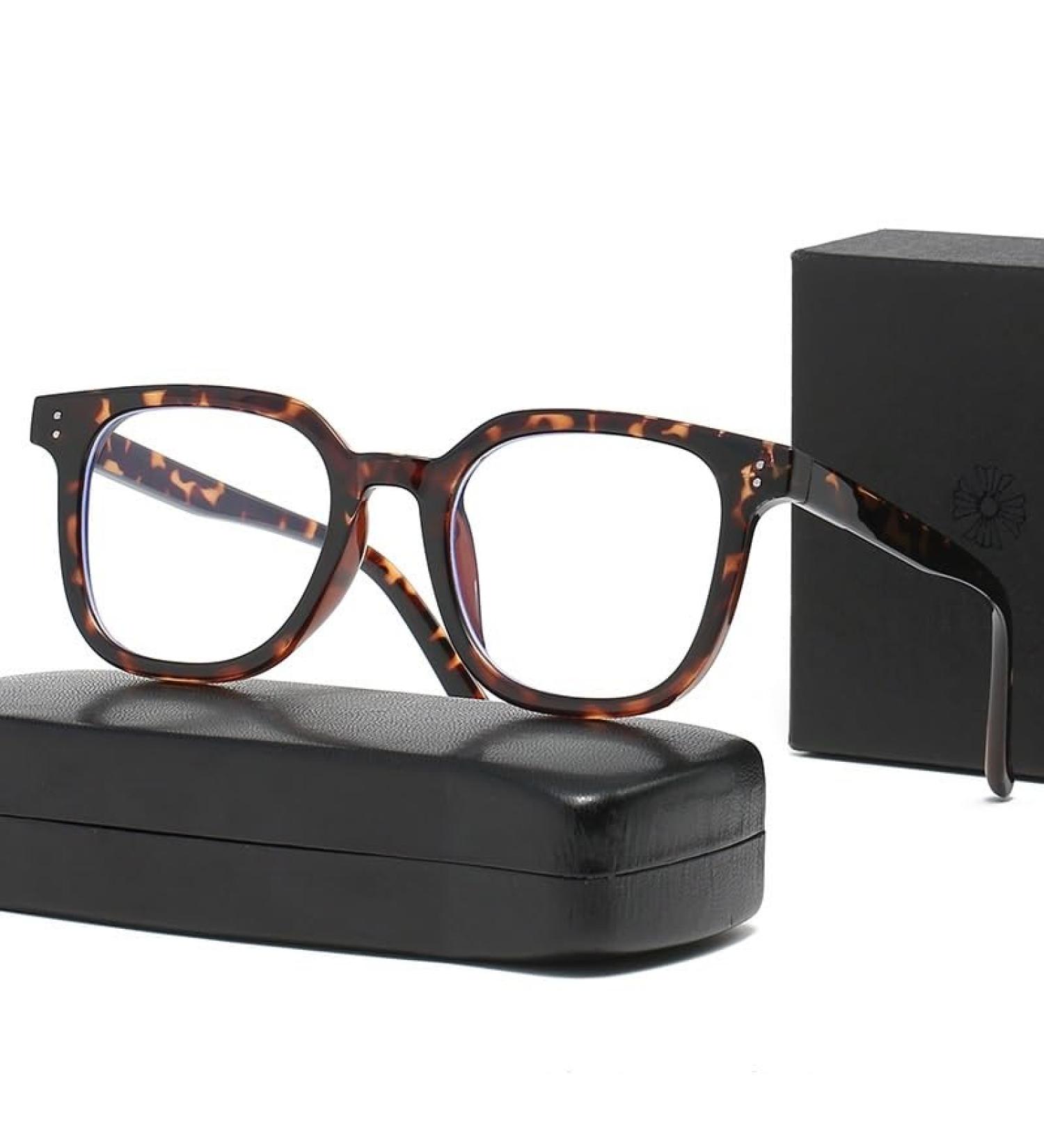 Parwana Oversized Anti-Blue Light Reading Glasses - Fashionable +200 Hawksbill - Anti-Eyes Strain & Flatter Flat Light Mirror - Buy Online on GoSupps.com