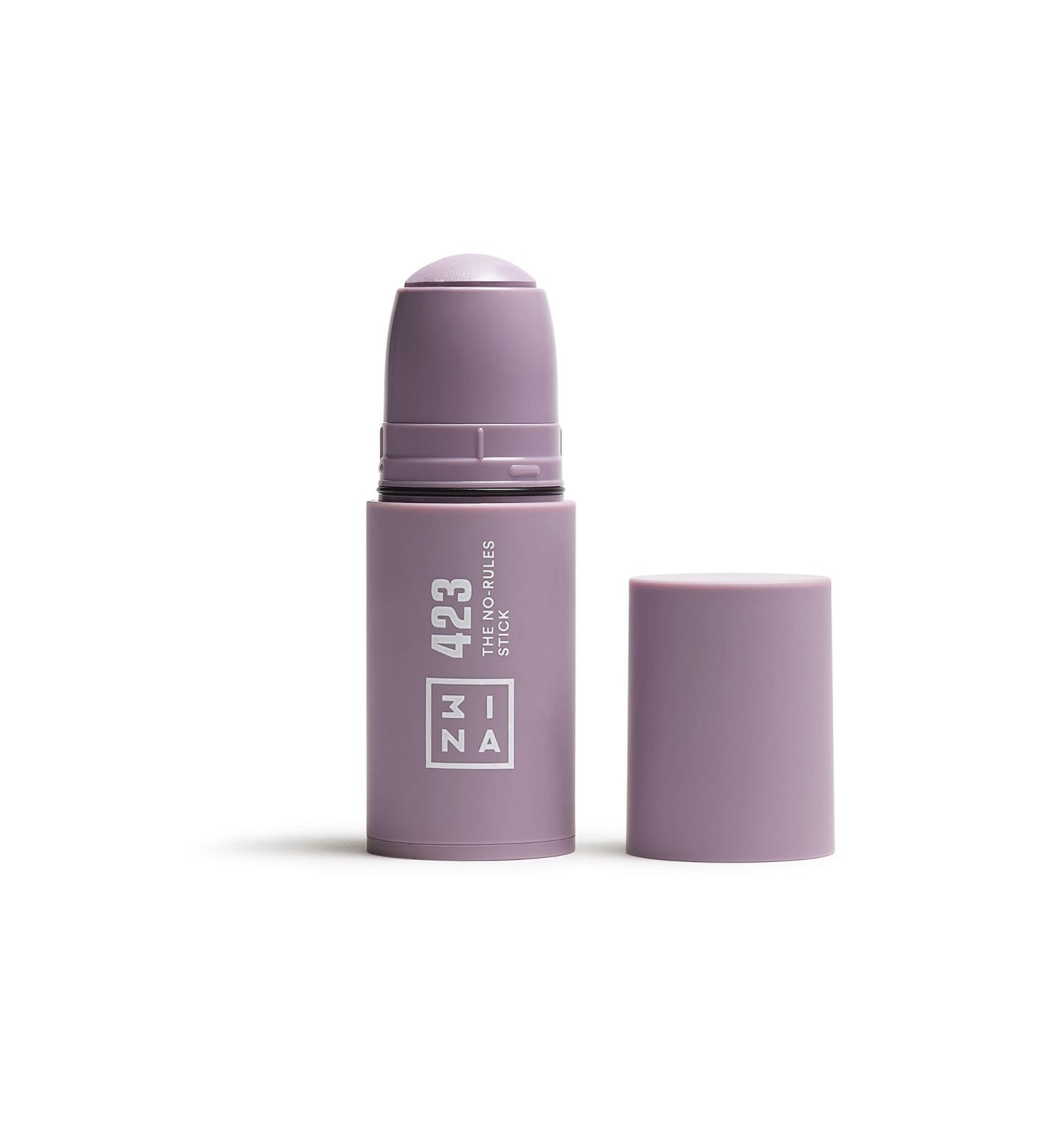 3INA Makeup No-Rules Stick 423 - Lilac Blush Stick Matte with Hyaluronic Acid | Vegan & Cruelty-Free - Buy Online on GoSupps.com