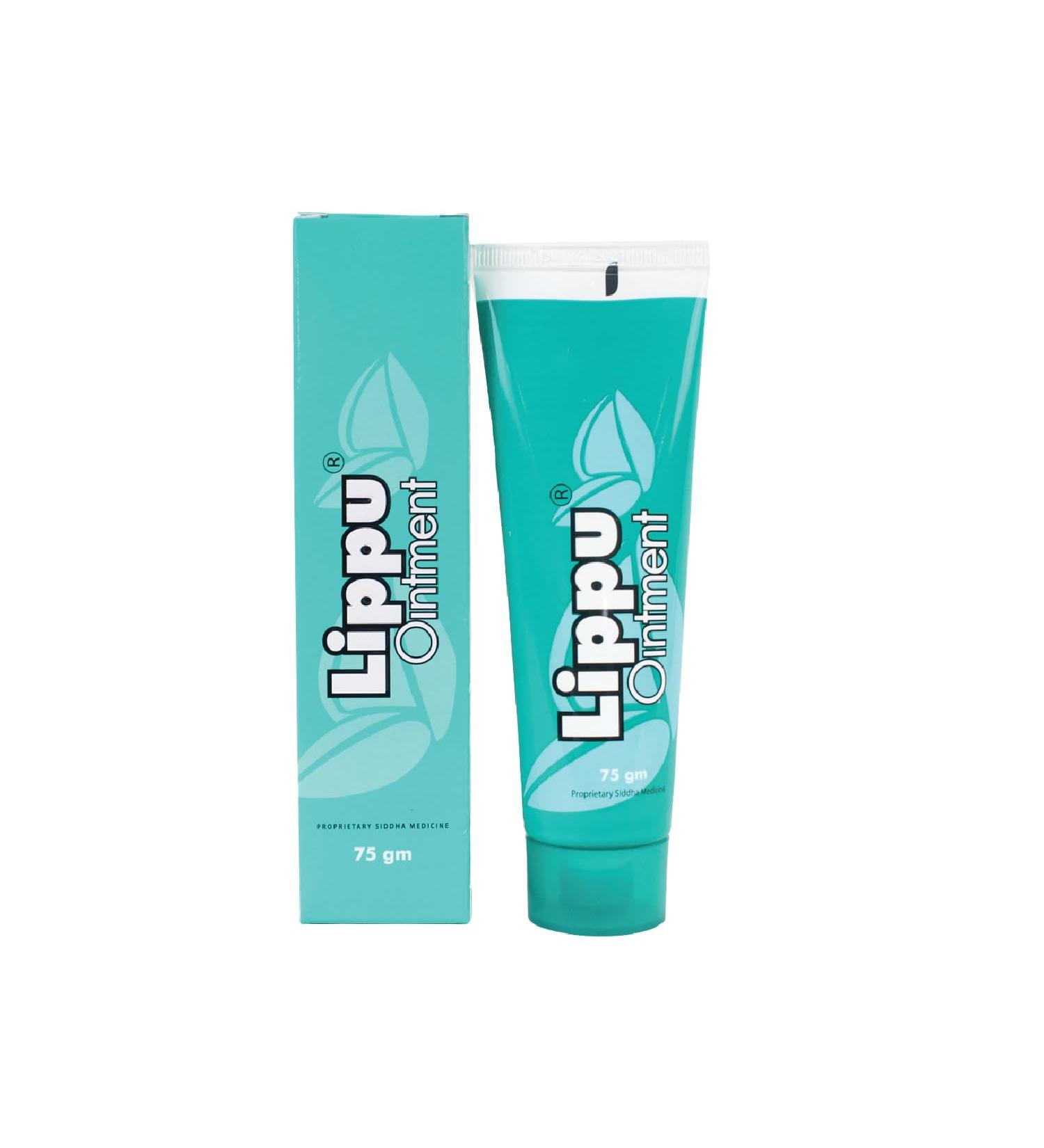 Lippu Ointment 75gms Dry Skin Hyper Melanosis Lichen Planus Icthyosis Eczema by JRK Siddha