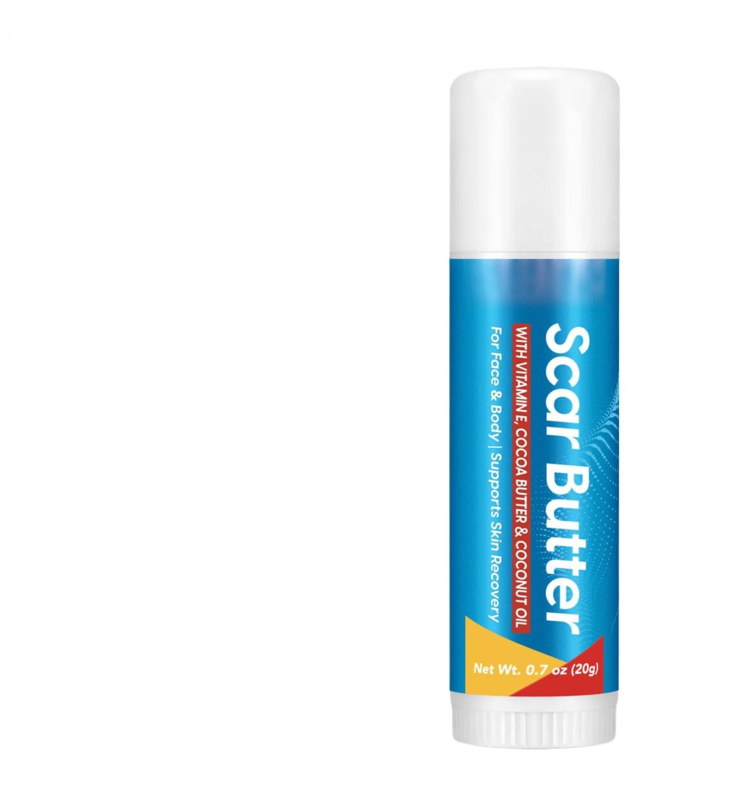 Scars Cream - 20g Light Butter Non Sticky Body Cream Butter Stick For Scars Burn | For Hands Legs Knees Neck Burn Buttons Women Face Body - Buy Online on GoSupps.com