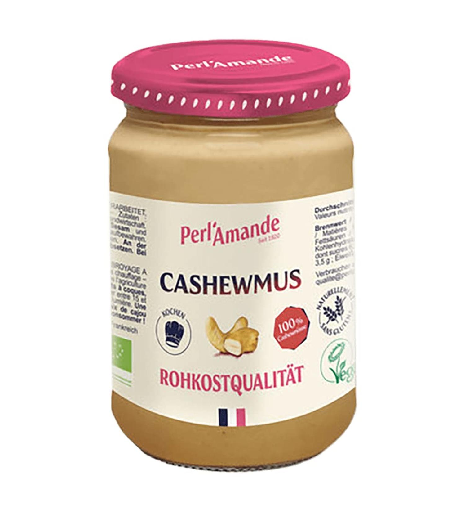 PERL'AMANDE Organic Cashew Butter Raw Food Quality 1 Pack (1 x 500 g)