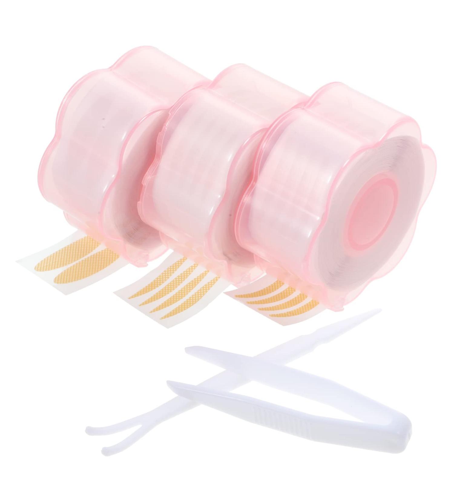 DRESSOOS 3 Rolls Lace Double Eyelid Sticker Wire Wall Grid Eyelid Strips Invisible Eyelid Tape Lace Eyelid Lifter Strips Flower Crown Adhesive Eye Lift Strips Eye Patch Quincunx - Buy Online on GoSupps.com