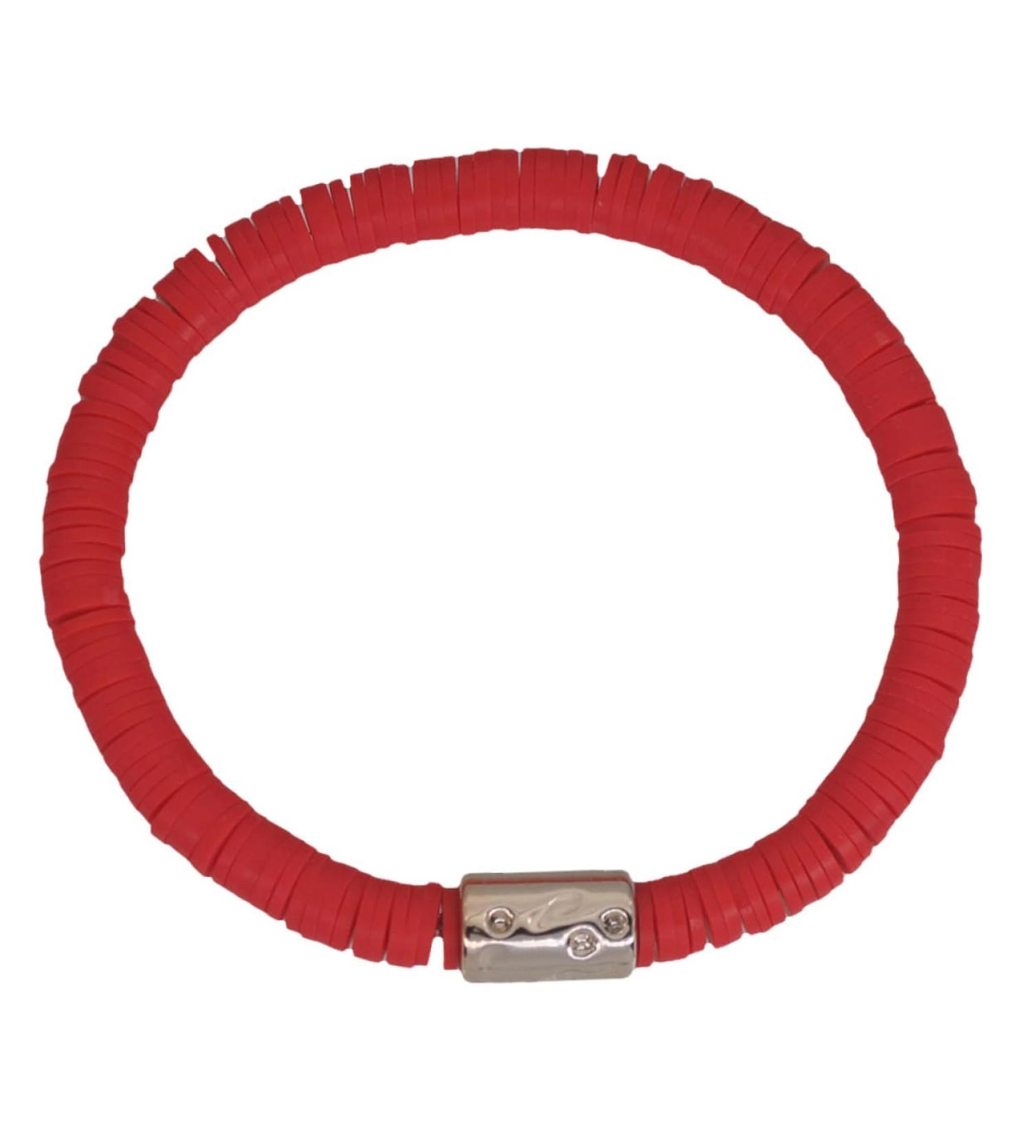 VALICLUD 3pcs Clay Bracelet Beaded Bracelet Bead Bracelet Rainbow Stretch Bracelet Wrist Ornament Polymer Bangles Elastic Polymer Handmade Pottery Miss Polymer Clay Popularity Bracelets 18X0.6cm Red - Buy Online on GoSupps.com