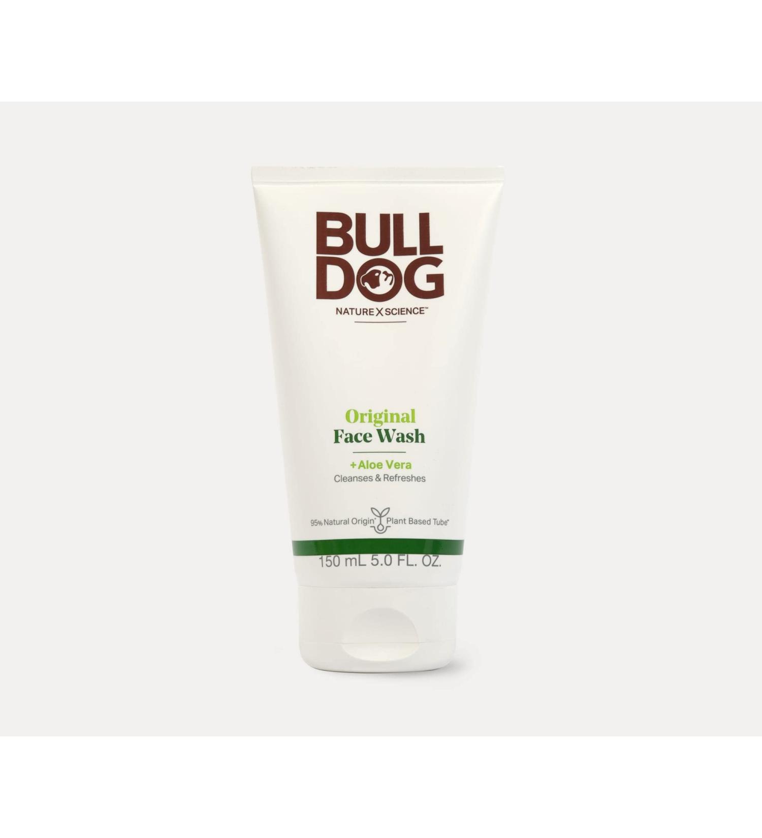 Bulldog Mens Skincare: Original Face Wash & Scrub 5 Oz â€“ Gentle Cleanse - Buy Online on GoSupps.com