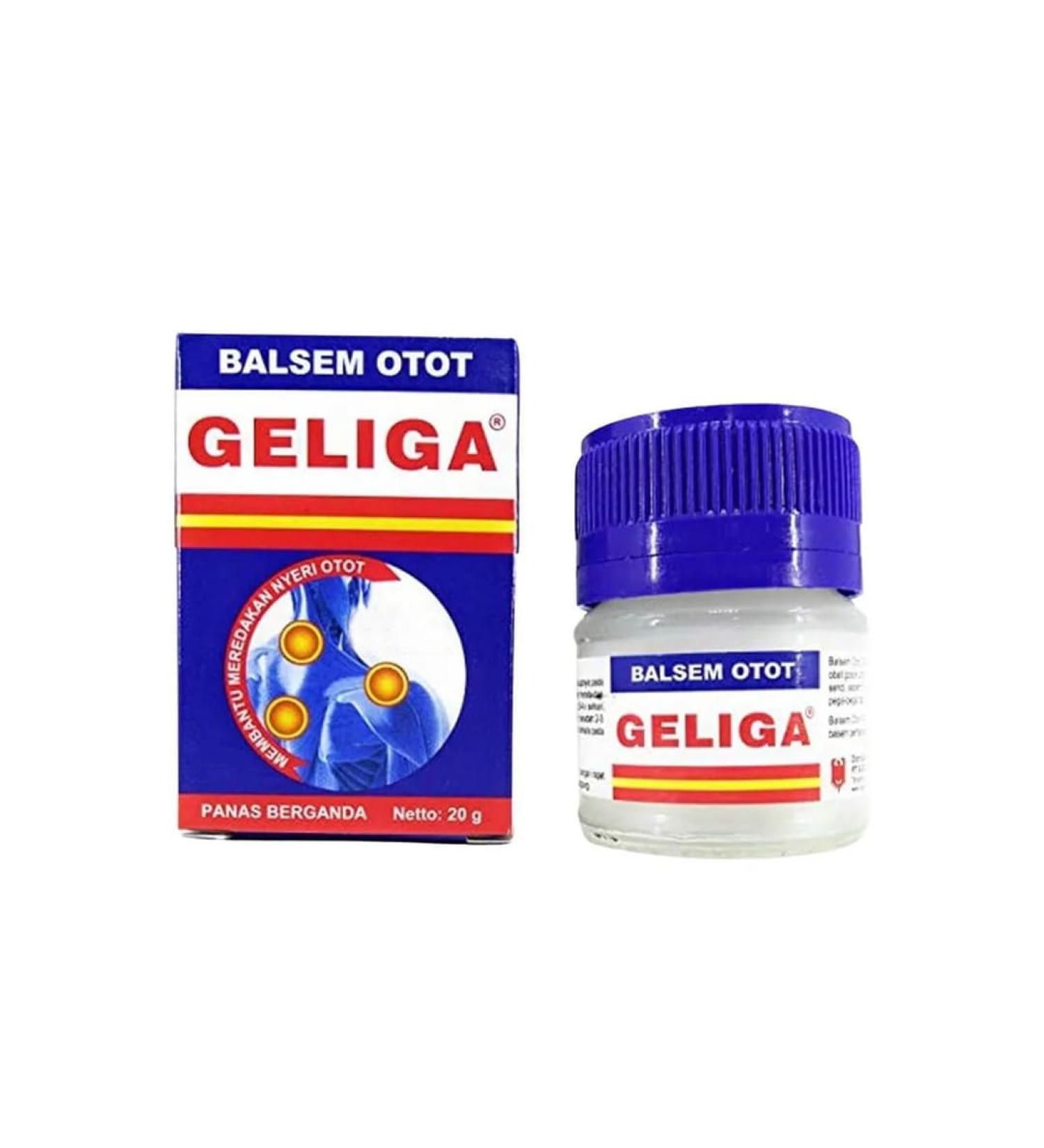 Baume de Massage Chauffant indon sien Caplang Eagle Geliga 20g - Effet R chauffant