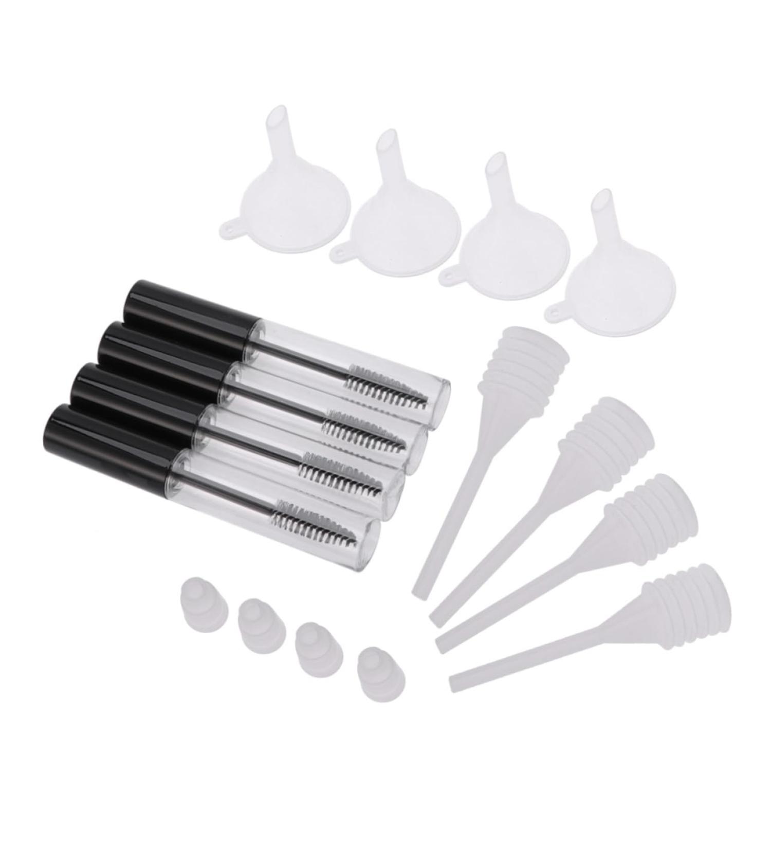 DRESSOOS 4pcs Eyelash Brush Tube Mascara Tube with Wand Empty Mascara Bottle Empty Bottle for Eyelash - Buy Online on GoSupps.com