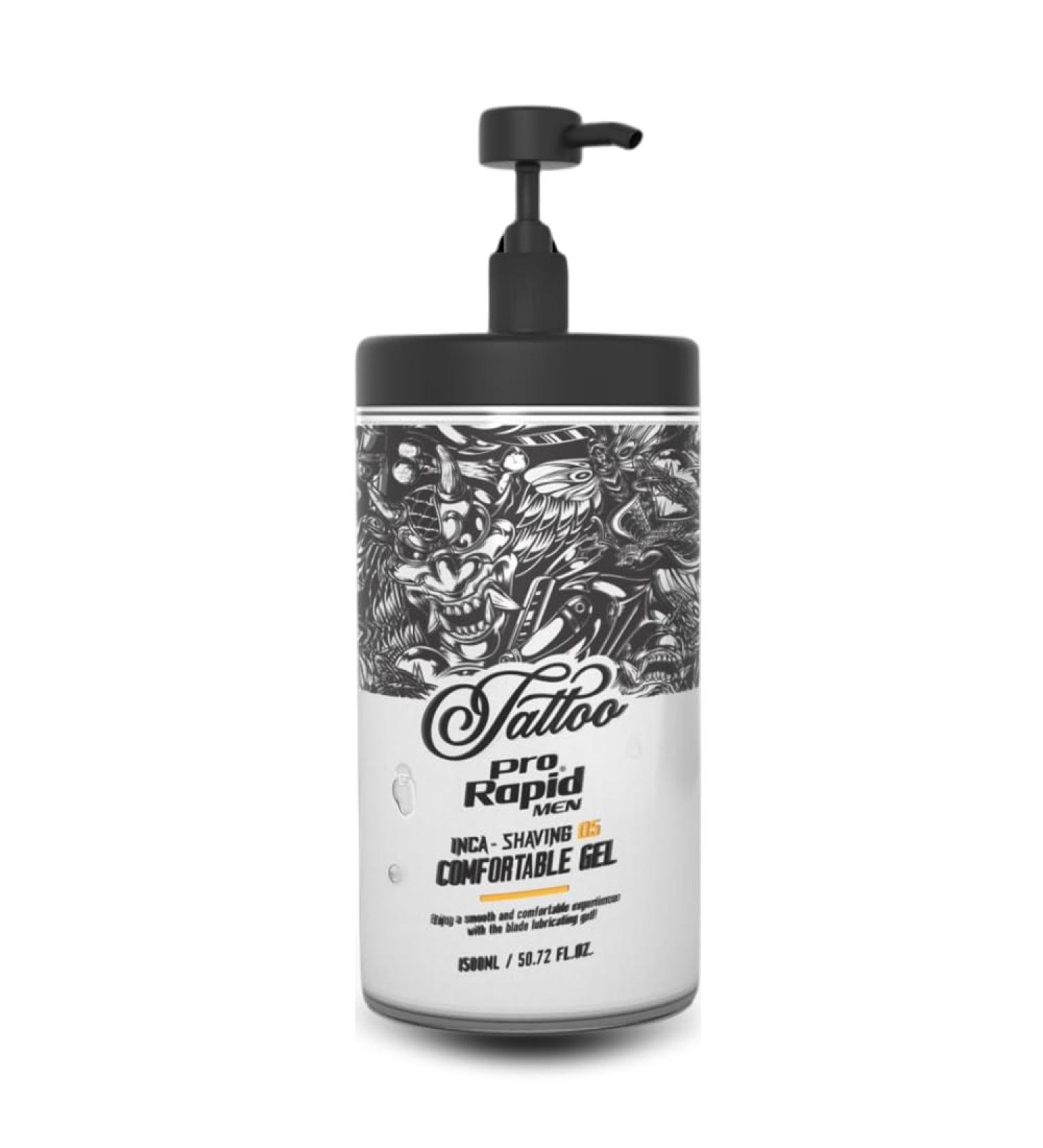 prorapid Pro Rapid Tattoo Series Inca - Shaving 05 Comfortable Aftershave Gel 1500 ml - Smooth and comfortable experience