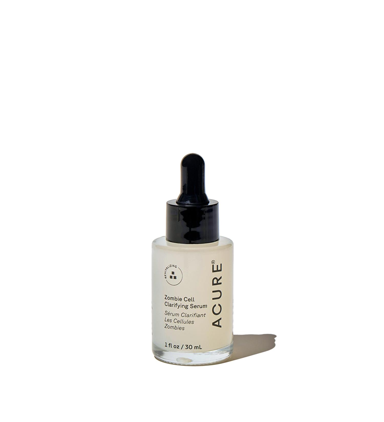 Acure Zombie Cell Clarifying Serum - Rejuvenate Face Serum with Niacinaminde & Milk Thistle Hydrating Anti Aging Daily Treatment to Tone Skin & Boost Cell Turnover for Natural Glow - 1 fl oz 1 Fl Oz (Pack of 1) - Buy Online on GoSupps.com