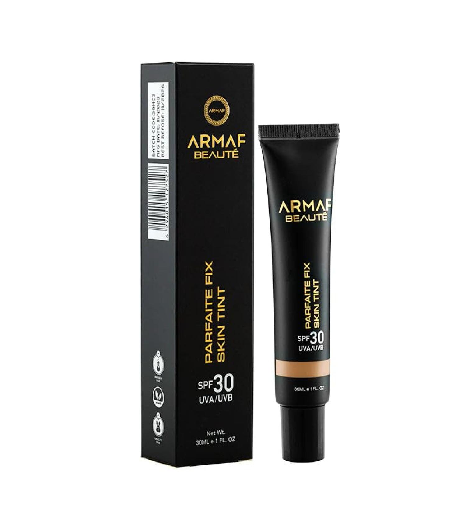 Armaf Beaut Parfaite Fix Skin Tint - Tinted Moisturizer SPF 30 Semi Matte Finish Warm Beige 30ml | International Shipping Available - Buy Online on GoSupps.com