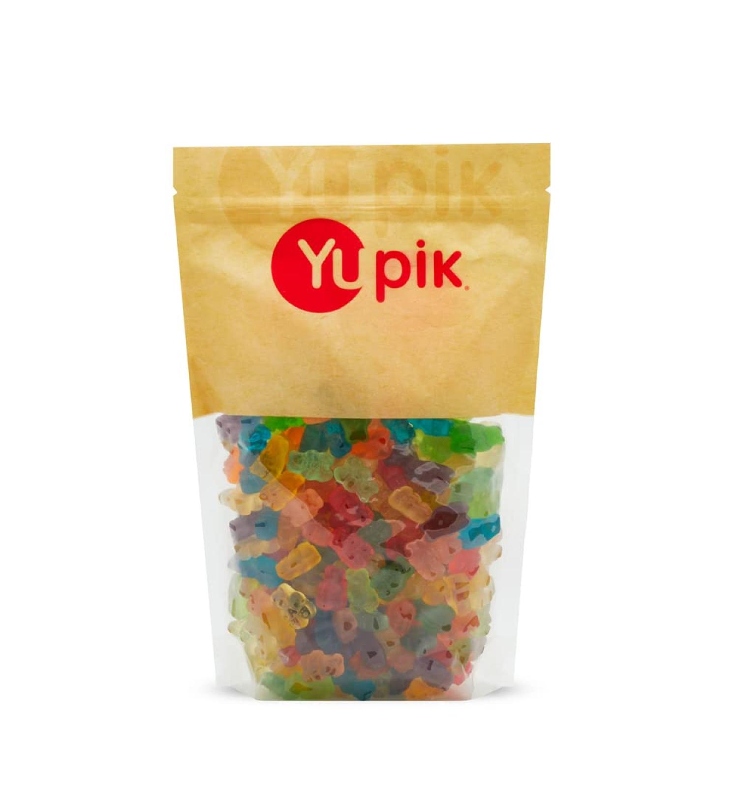 Yupik Gummy Bears 1 kg Gluten-Free Fat-Free 12 Fruity Flavors Soft & Chewy Colorful Gummies Fun Treat Sweet Candy Delicious Snack Ideal for Gifting Holidays & Baking Fruit 1 kg (Pack of 1) - Buy Online on GoSupps.com