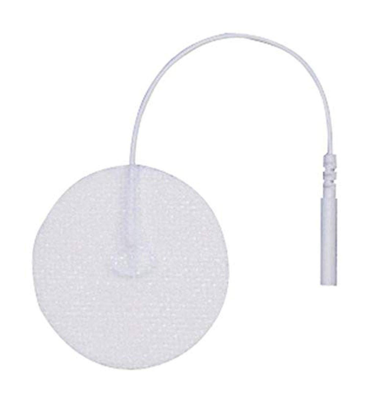 3B Scientific W63210 Round Comfort-Stim Elite White Spunlace Electrodes 2" Diameter