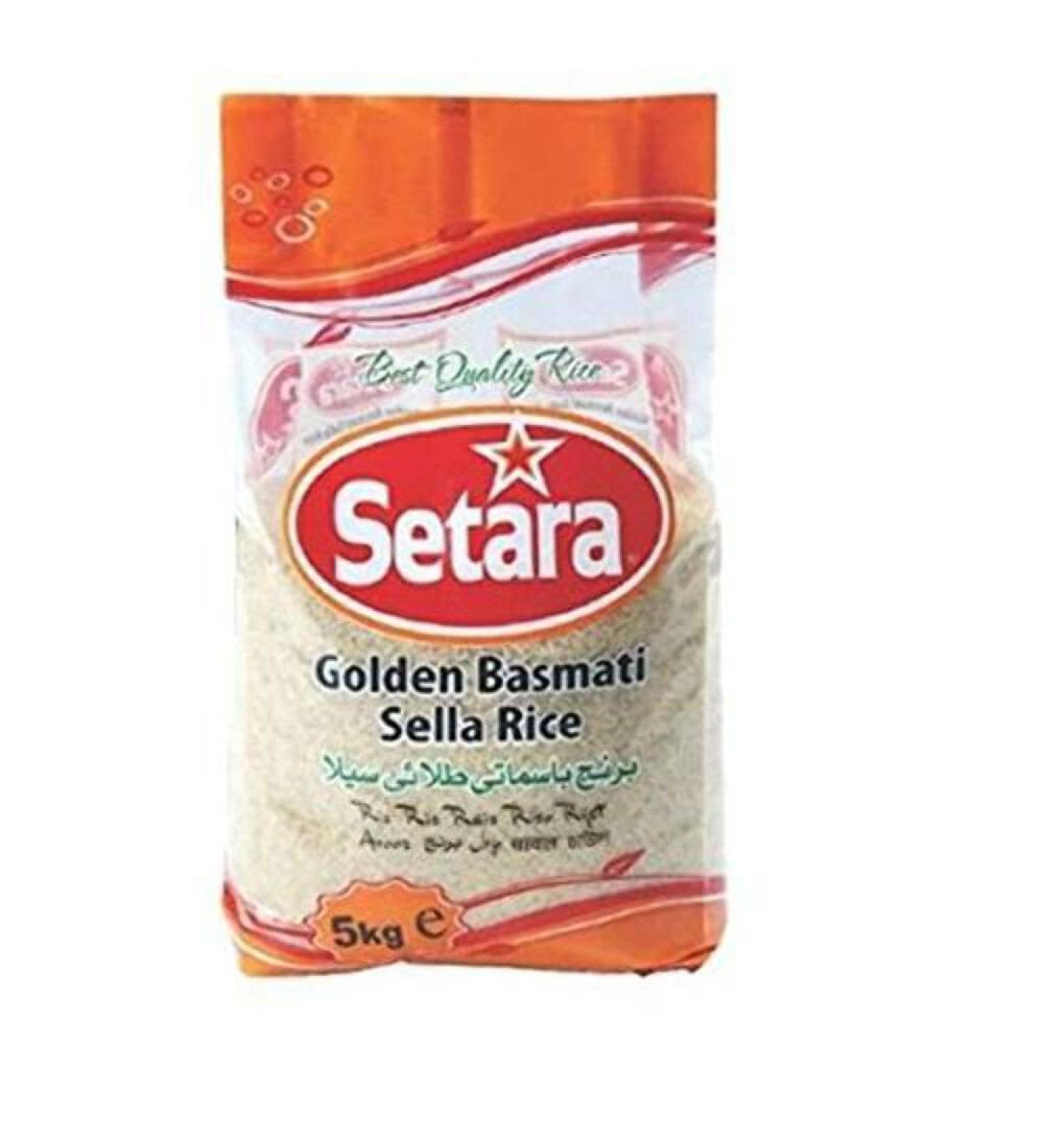 MASSetara Golden Sella Basmati 5kg Box of 1-Fd
